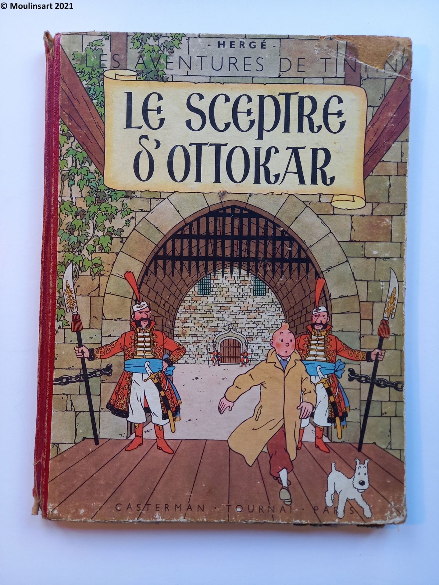 HERGÉ HERGE

Ottokar's sceptre EO colour



Red spine, 2nd plate B1.

Booklet lo&hellip;