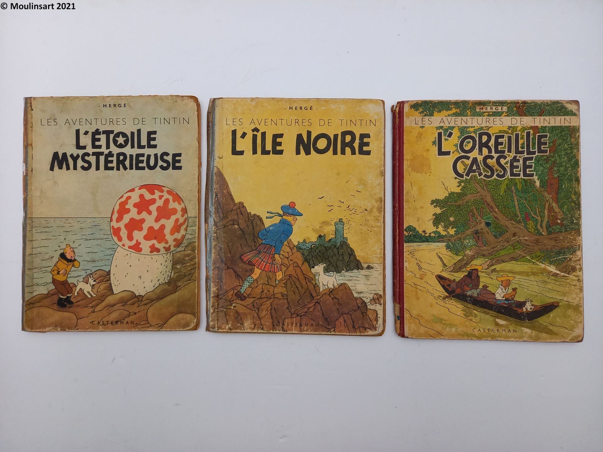 HERGÉ HERGE

Ensemble de trois albums Tintin



L’oreille cassée, A20 DR ; L’île&hellip;