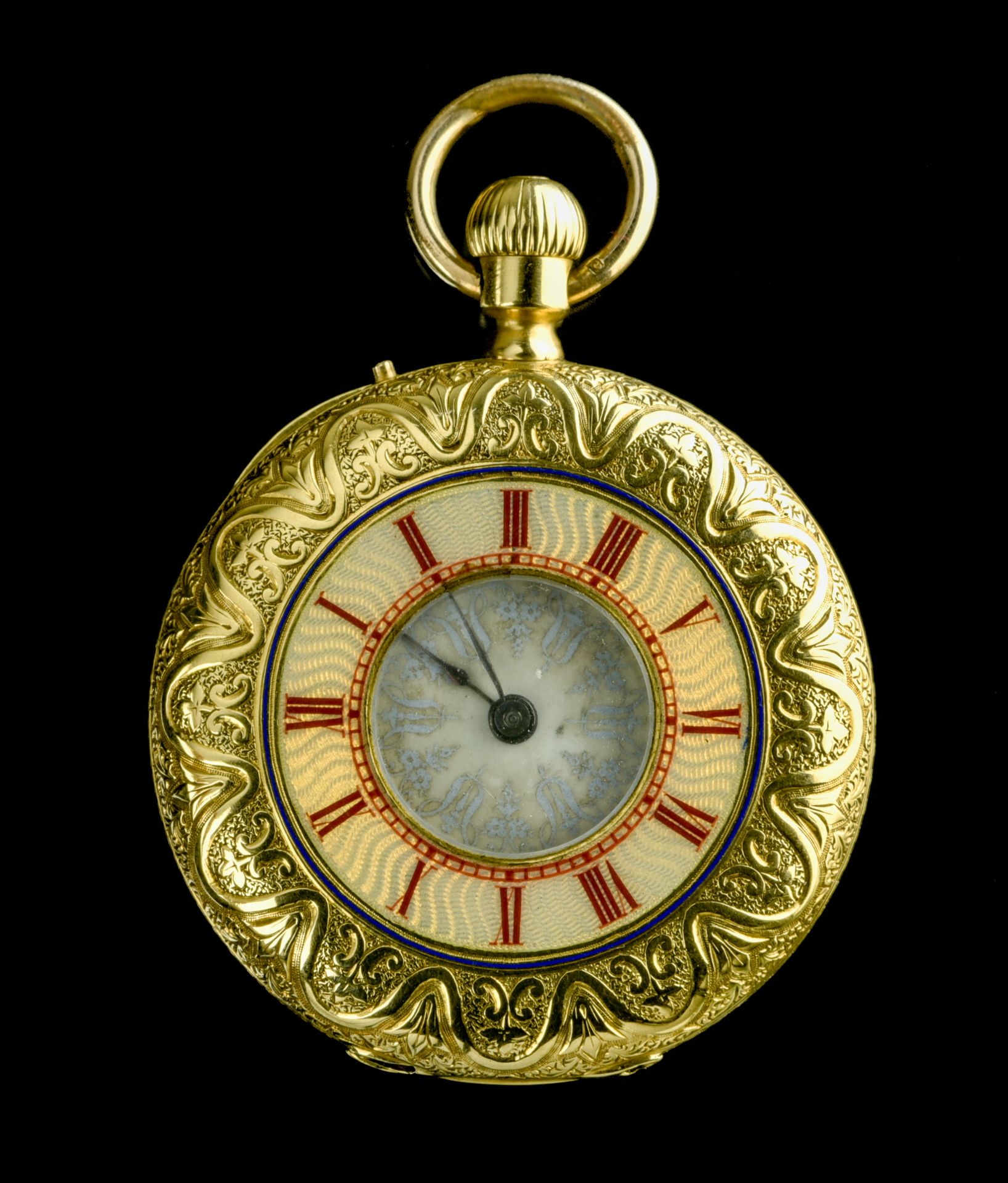 Null Yellow gold fob watch

LATE 19TH CENTURY

18 kt yellow gold fob watch.

"Ha&hellip;
