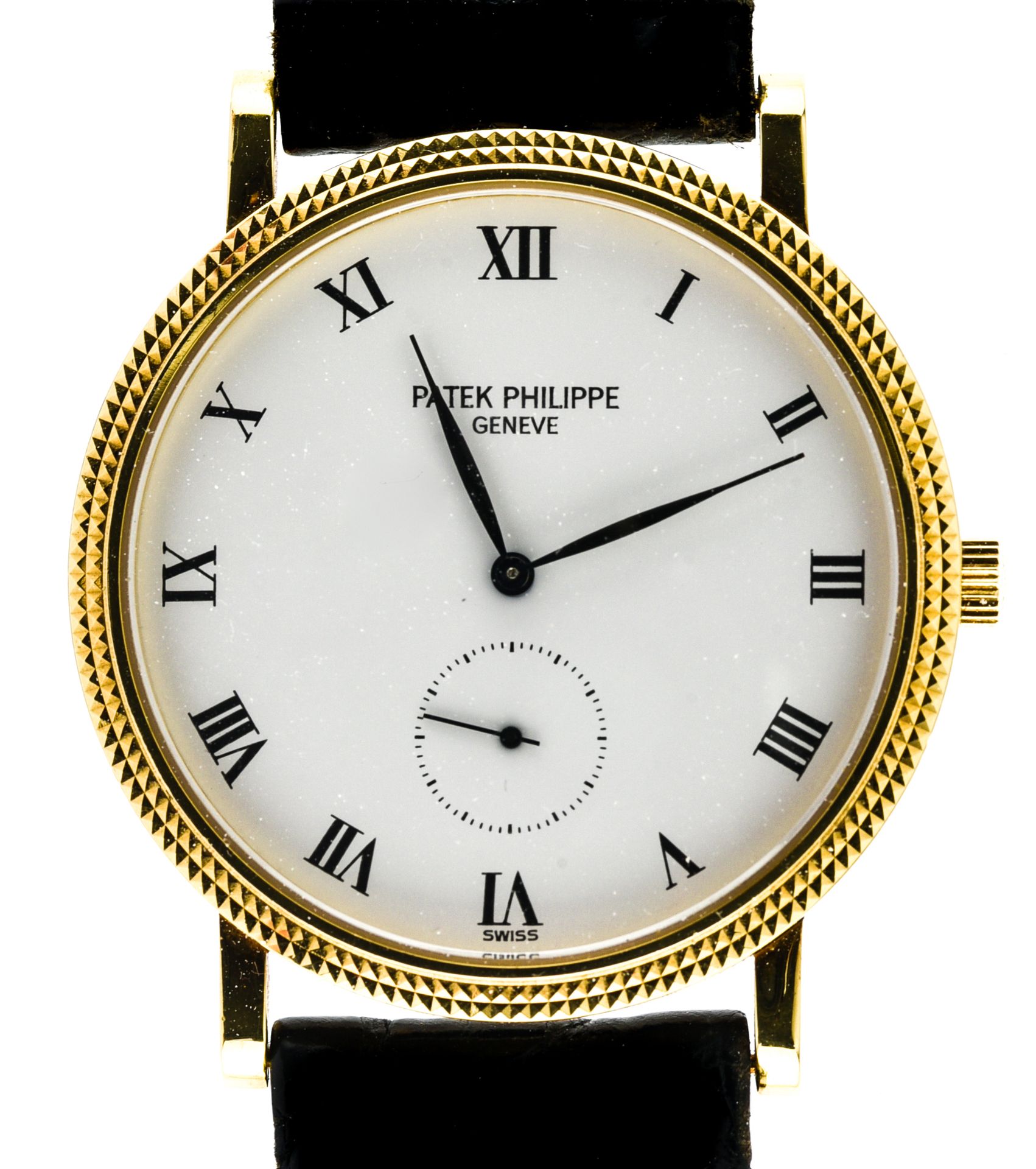 PATEK PHILIPPE 
瑞士1990年





百达翡丽





Calatrava "Clous de Paris" 男士手表，全套产品




&hellip;