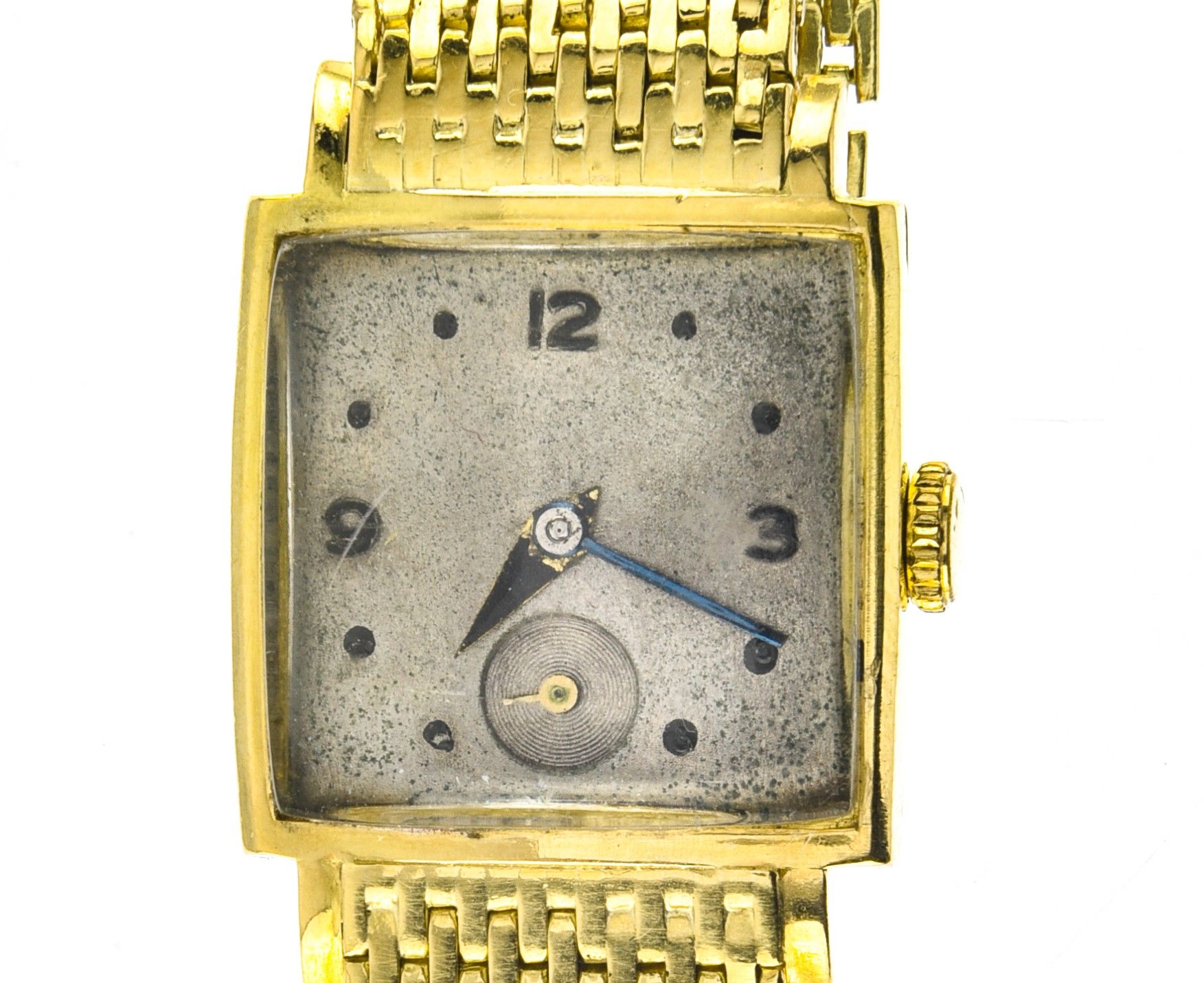 Null Montre bracelet carrée en or jaune



Montre bracelet en or jaune 18k.

Boî&hellip;