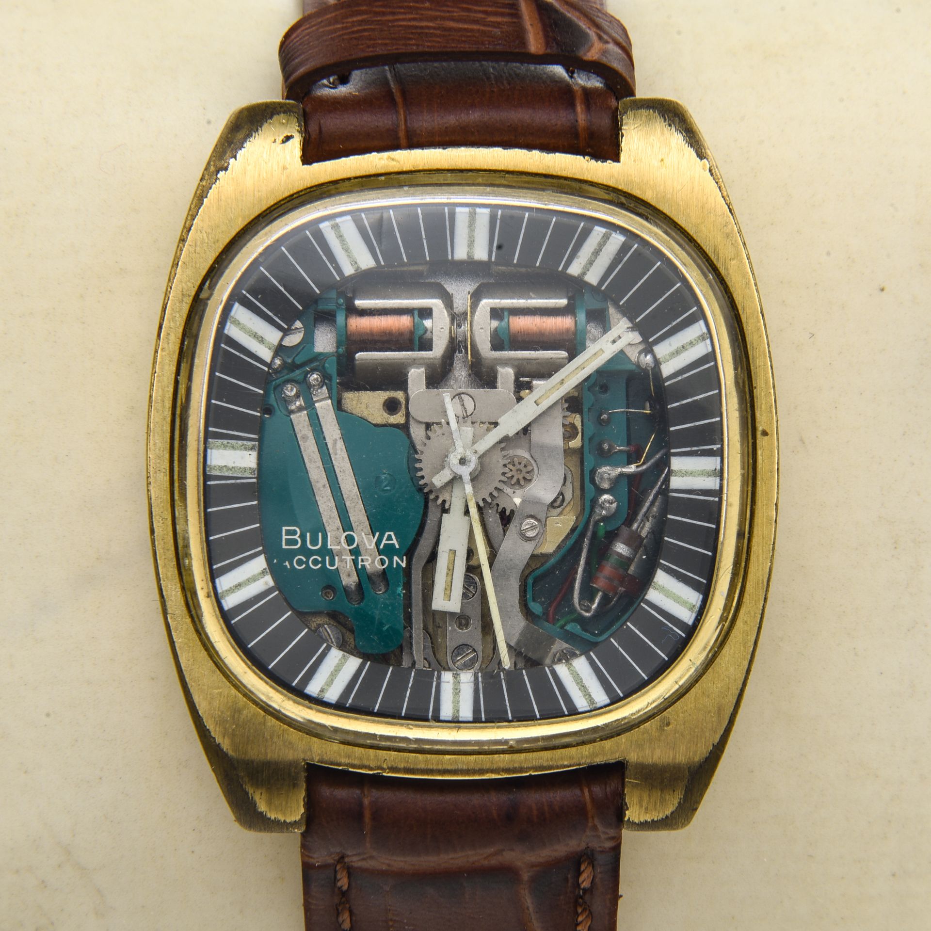 Bulova Bulova

Bulova Accutron bracelet watch

1960-1970

Bulova Accutron for me&hellip;