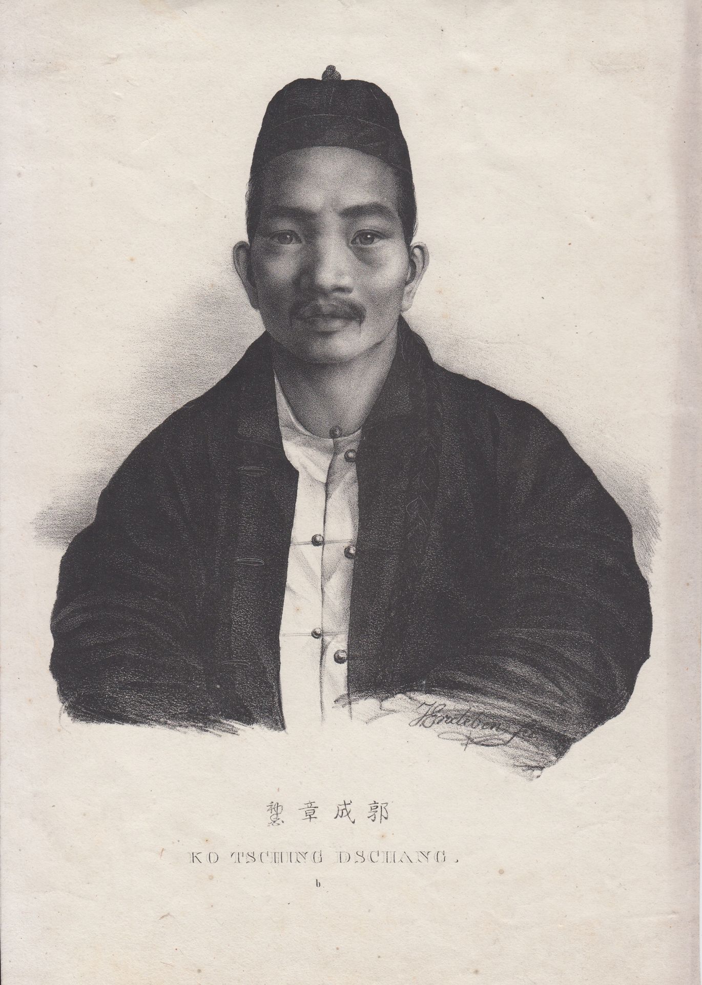 J. ERZLEBEN CHINA, JAPAN 19TH CENTURY

J. Erzleben

Portrait of Ko Tsching Dscha&hellip;