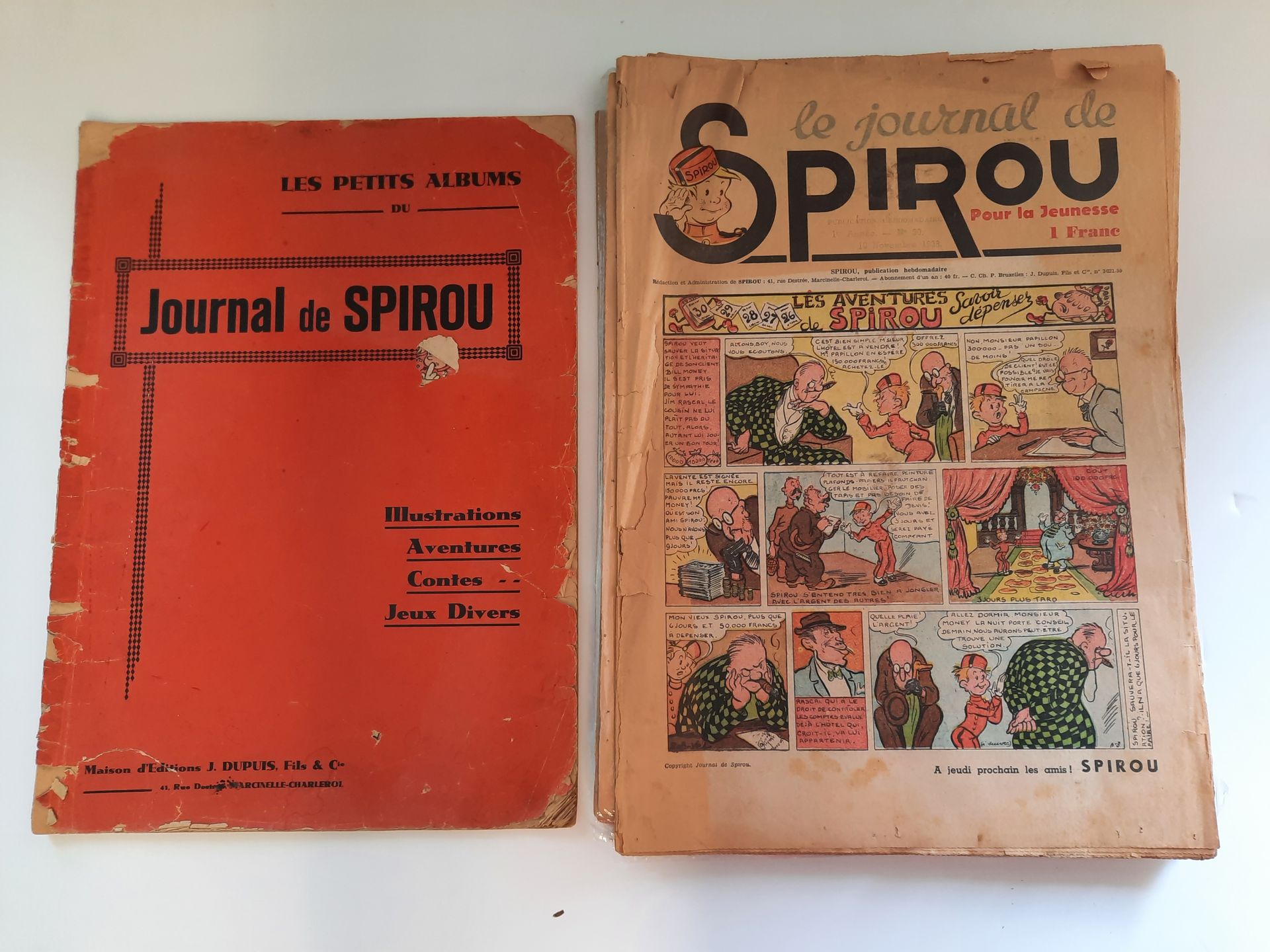 Le Journal de Spirou, Le Journal de Spirou,



Lot de 144 fascicules comprenant &hellip;
