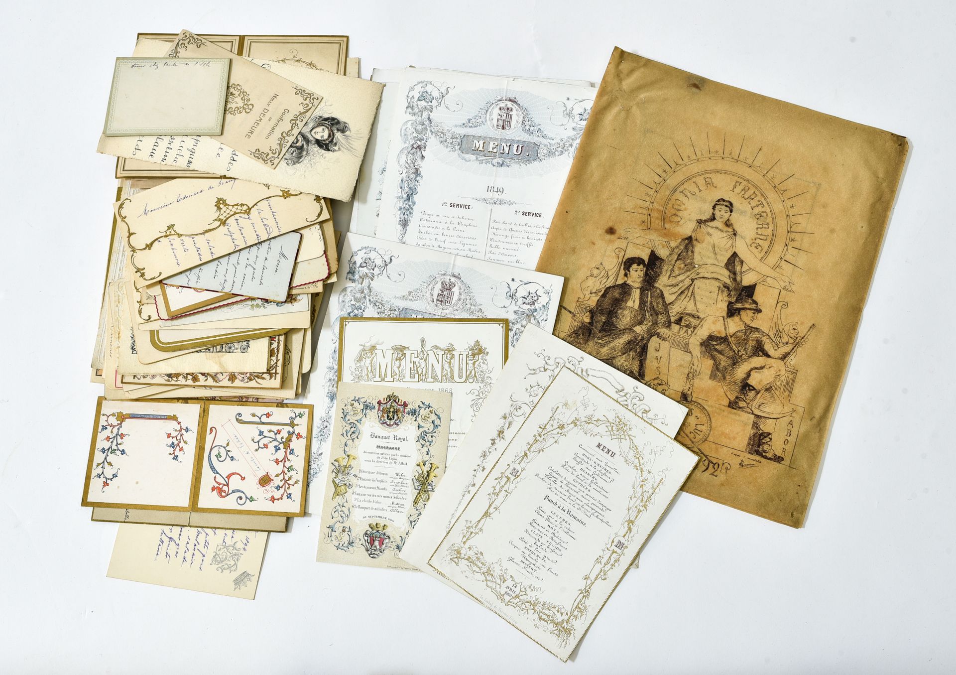 Réunion de menus anciens Collection of antique menus



Contains 96 menus from 1&hellip;