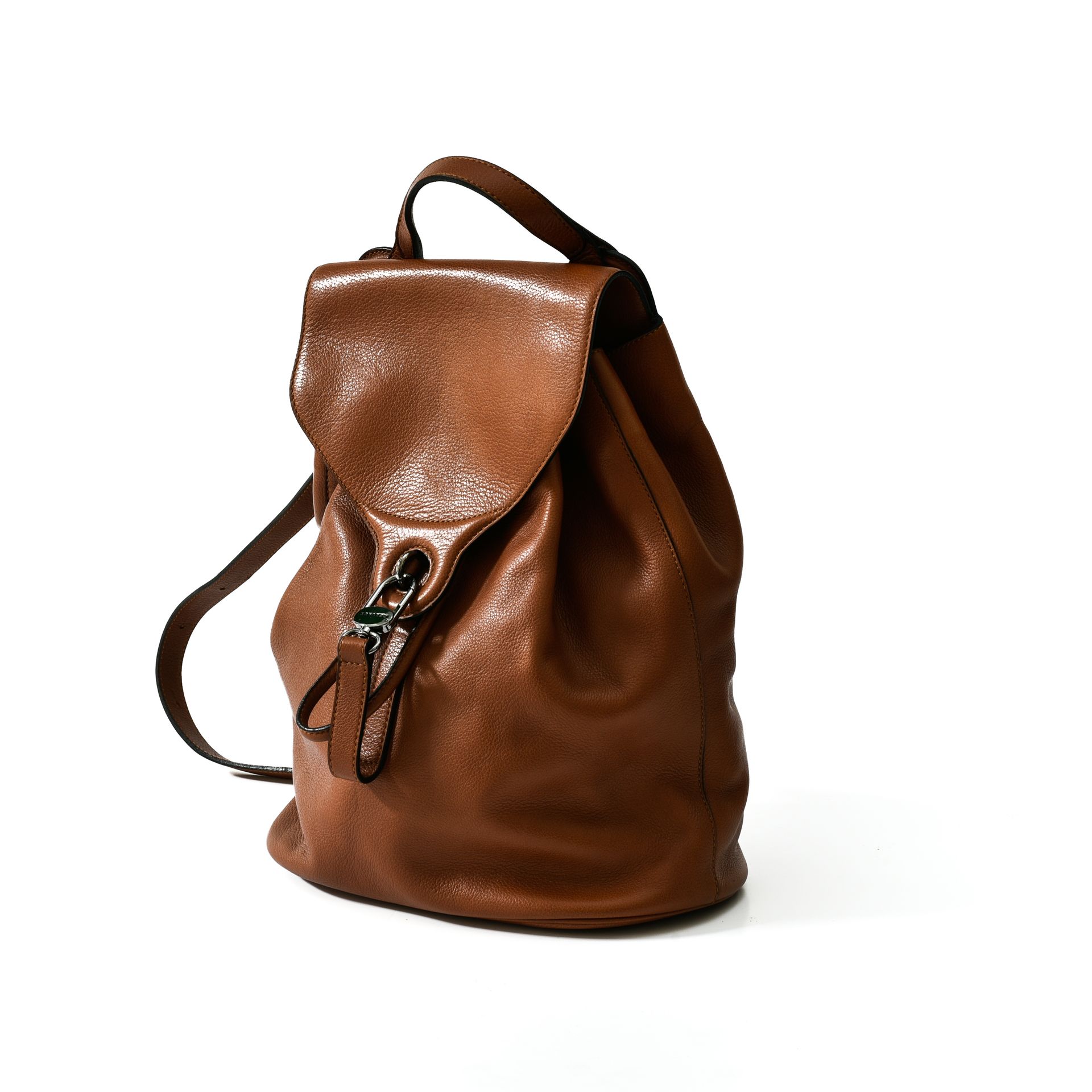 Delvaux "Soleil" backpack



Supple caramel-coloured grained leather. Dark palla&hellip;