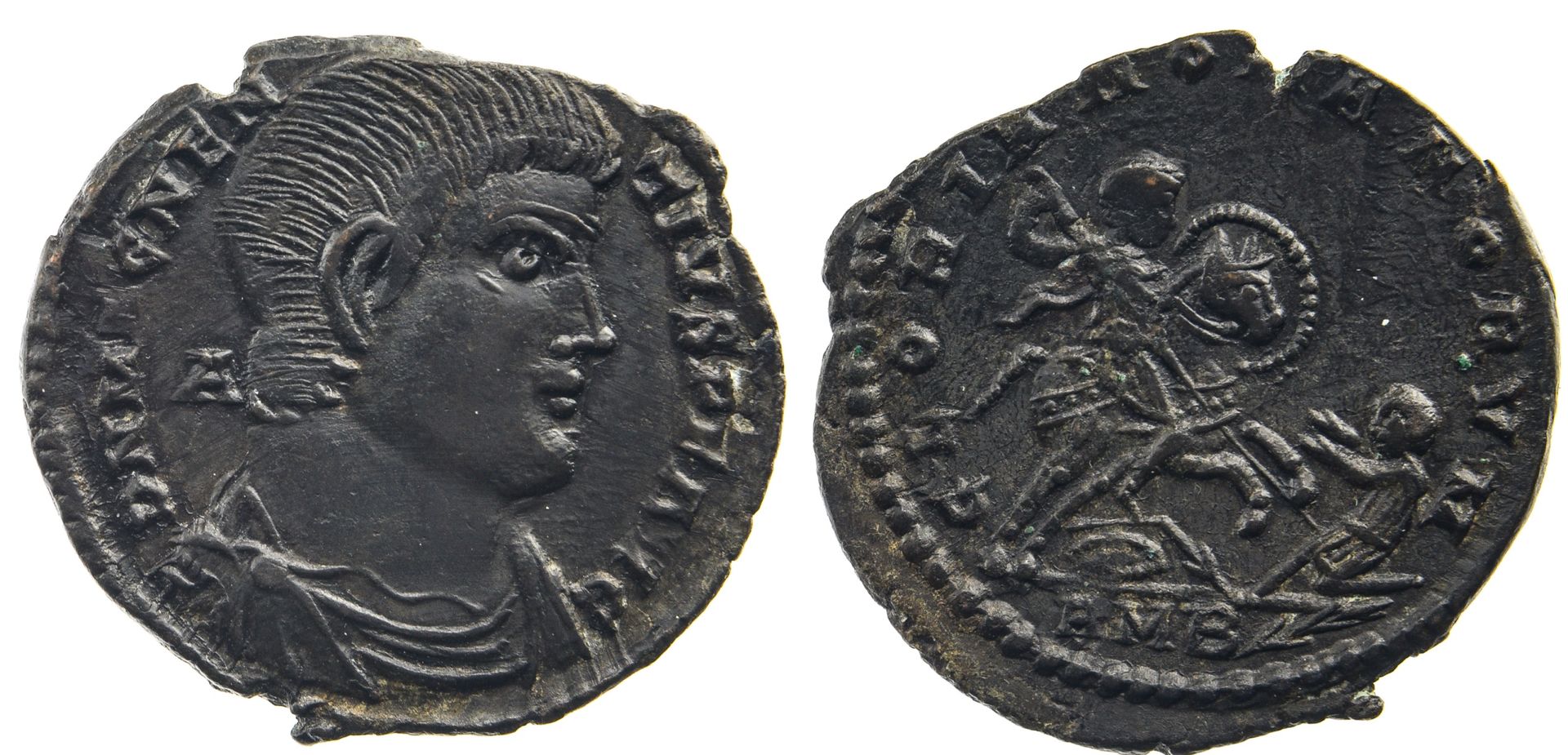 Magnence (350-353), ROMA,

Magnenzio (350-353),



Nummus, 4,53 g, Amiens, busto&hellip;