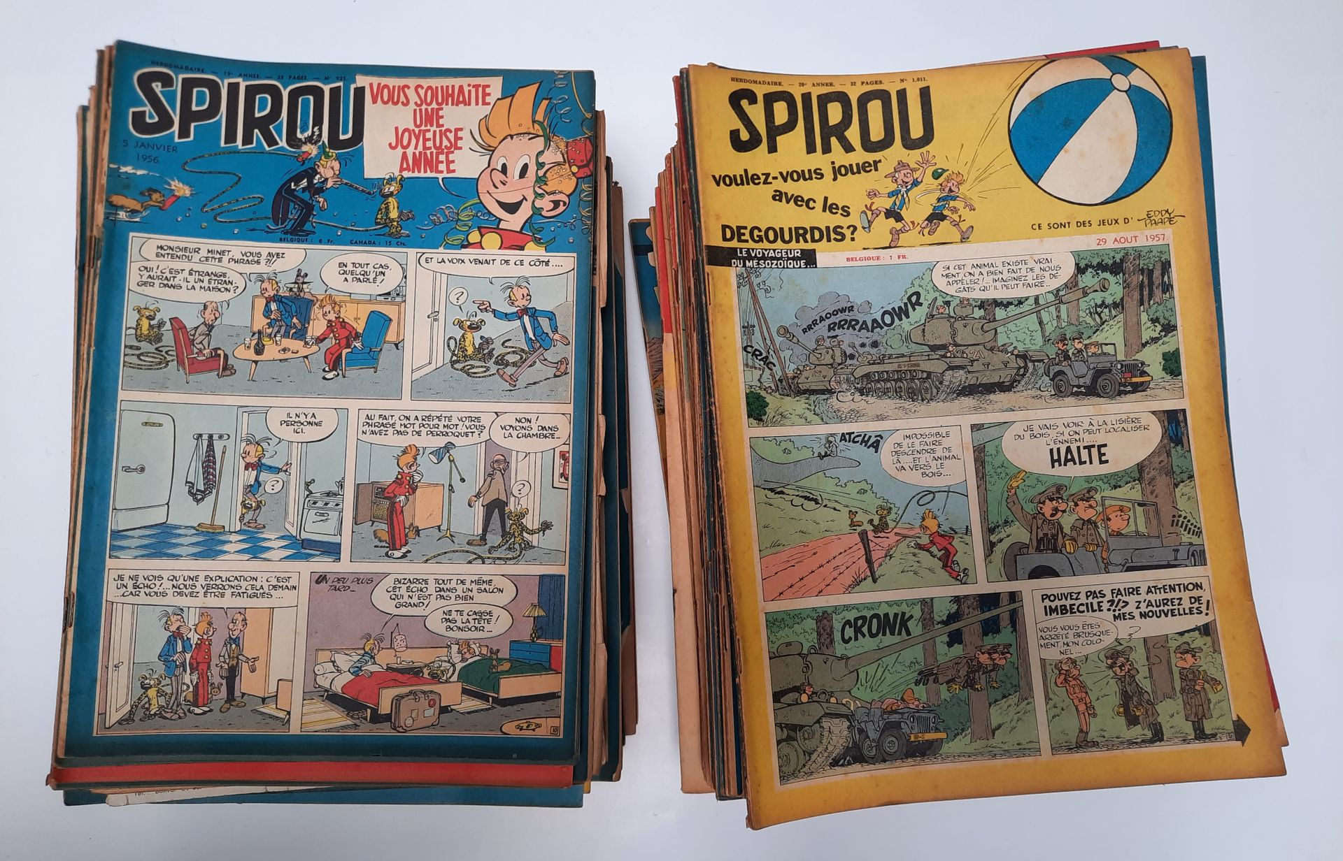 Journal de Spirou, Journal de Spirou,



Complete series of 176 booklets from n°&hellip;