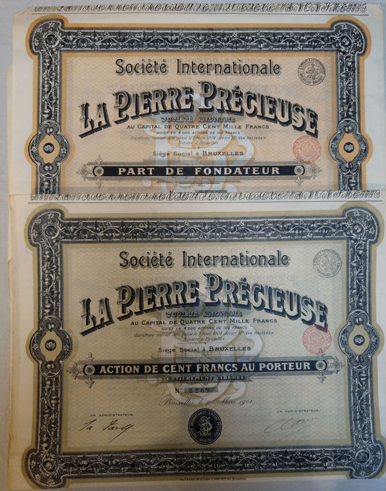 Société internationale "La Pierre Précieuse" FRANCIA

Sociedad internacional "La&hellip;