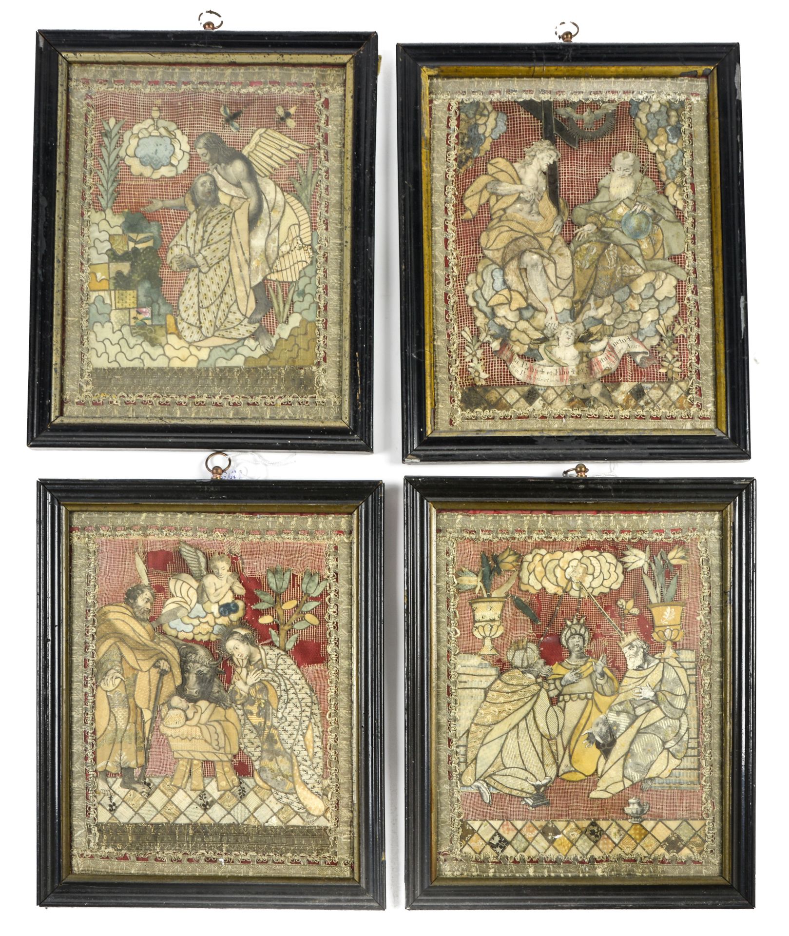 Null Suite de quatre tableautins



Constitués de gravures du XVIIIème siècle dé&hellip;