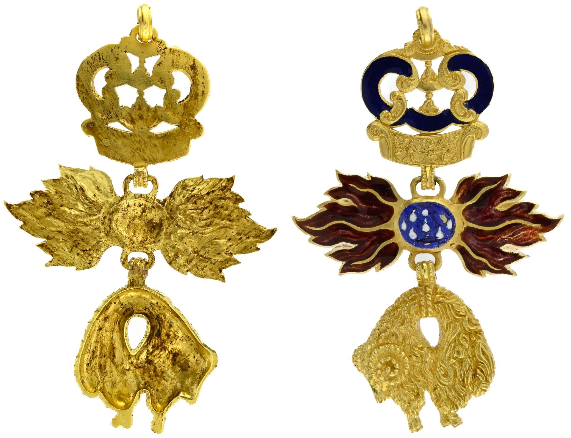 AUTRICHE, AUSTRIA,

Ordine del vello d'oro,



Collana, 97 x 60 mm in, 47,5g, or&hellip;