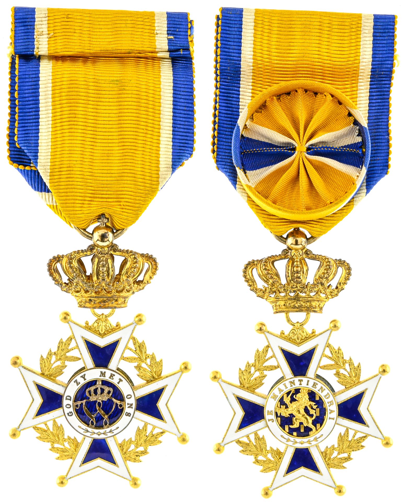 PAYS-BAS, NETHERLANDS,

Order of Orange-Nassau,



Officer's cross, civilian, in&hellip;