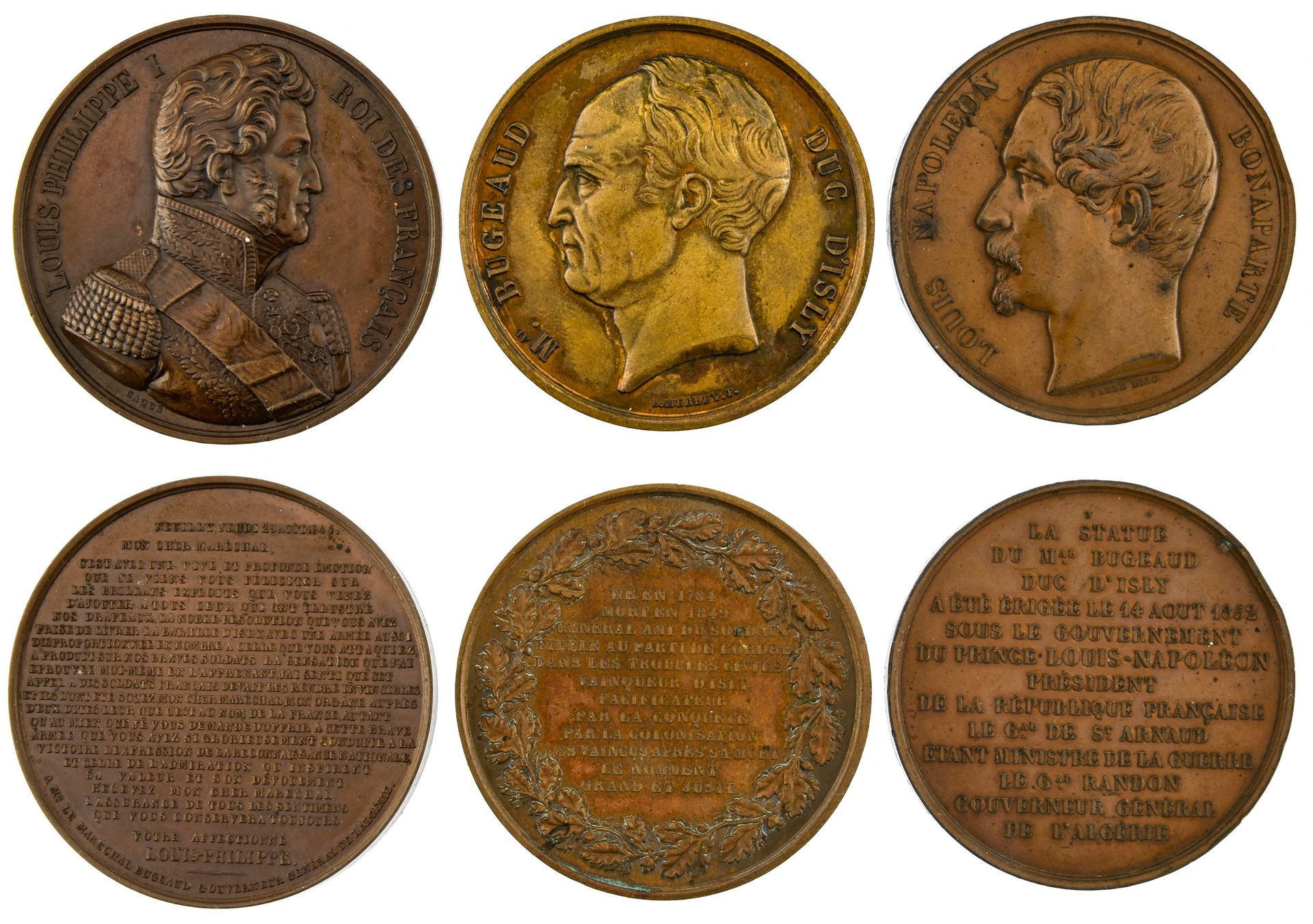 ALGÉRIE, ALGÉRIE,

Maréchal Bugeaud,



Médaille en cuivre par Caqué, Victoire d&hellip;
