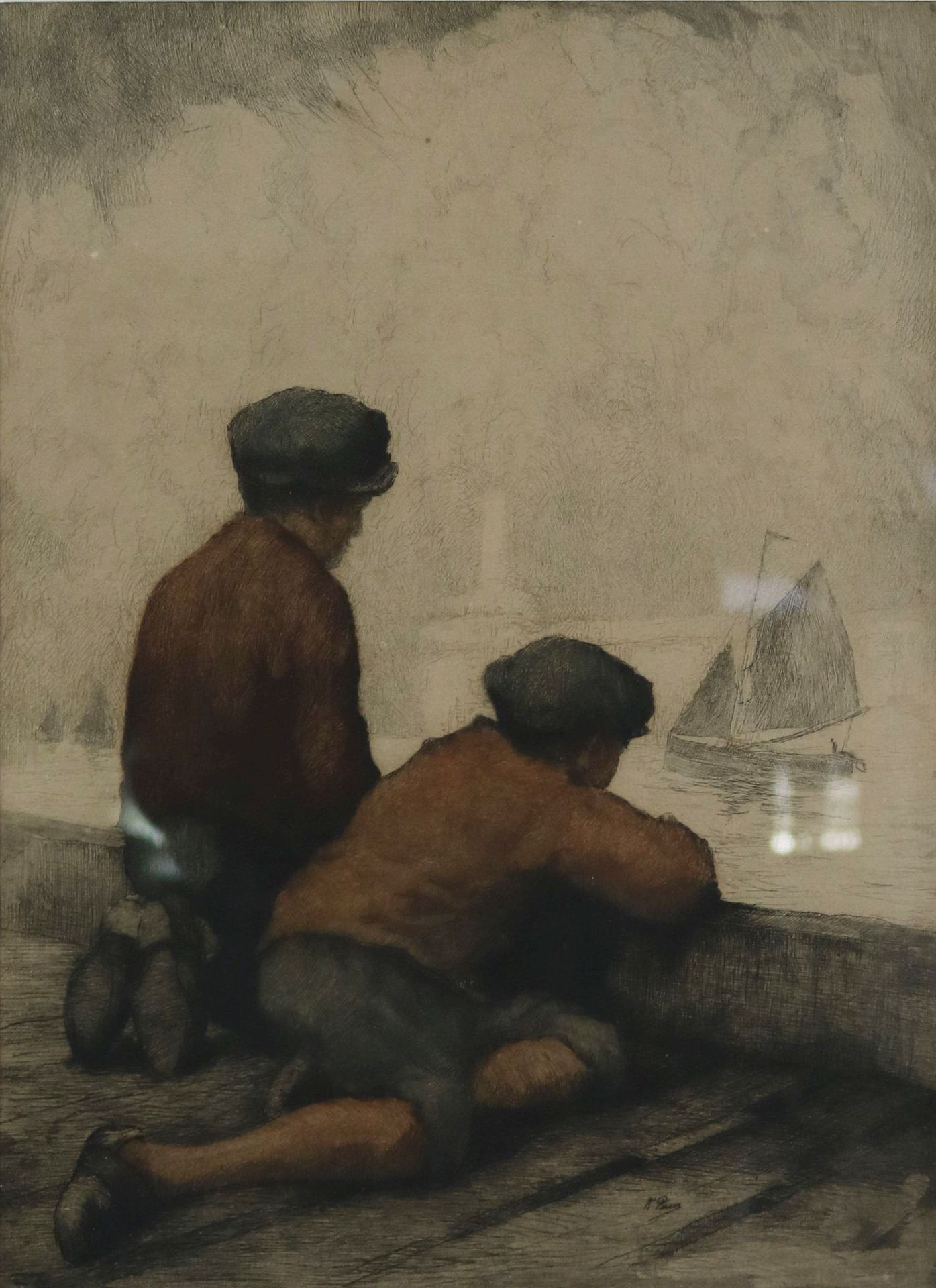 Kurt Peiser (1887-1962) 比利时，20世纪

库尔特-佩瑟(1887-1962)

两幅蚀刻画



大的右下角有签名；小的有签名，编号为&hellip;
