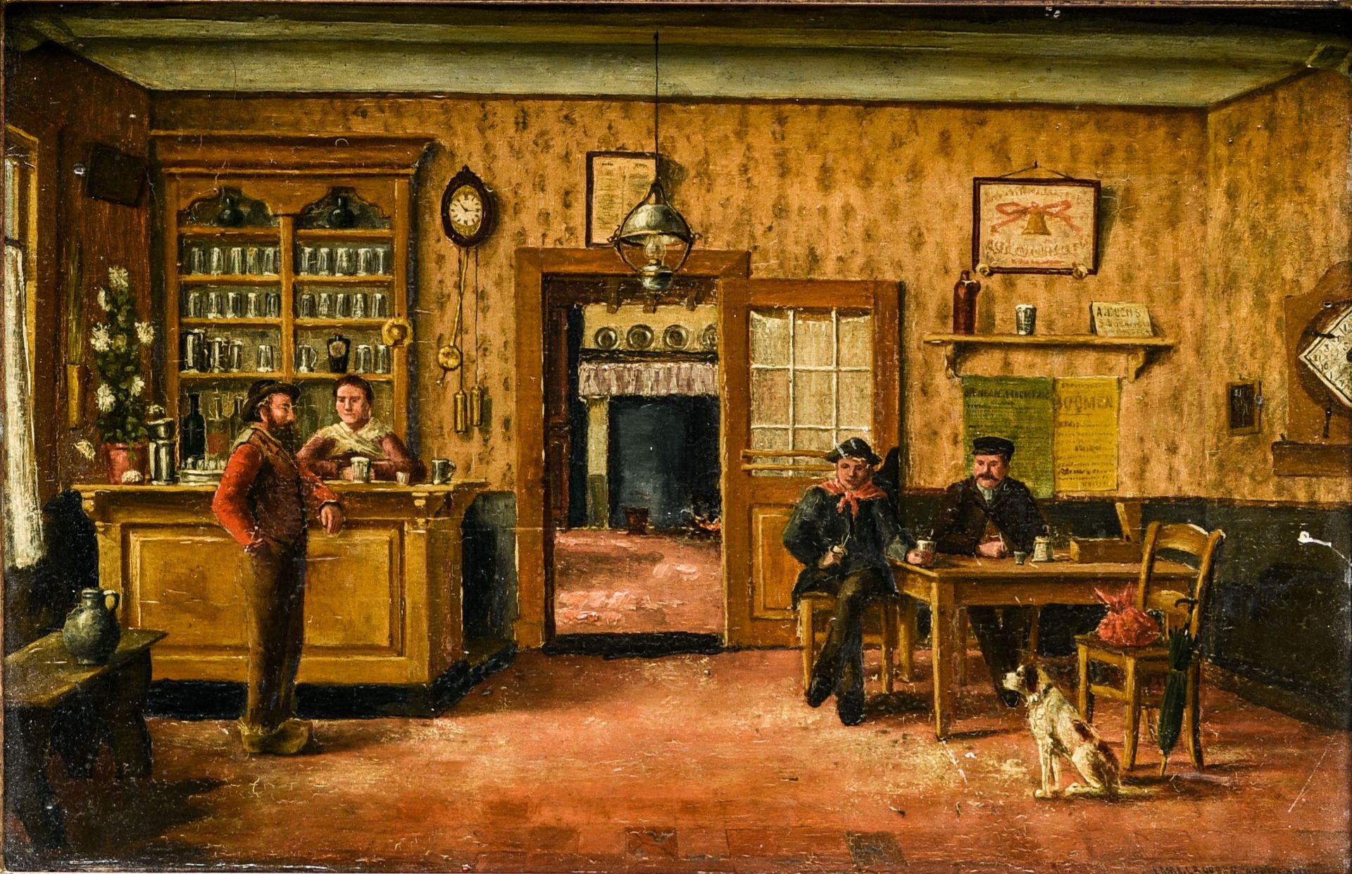 Lambert LAUREYS (XIXe) Lambert LAUREYS (19. Jahrhundert)

Im Café



Öl auf Pane&hellip;