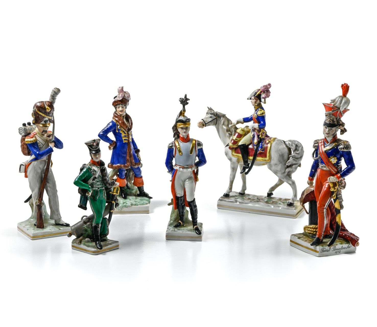 CAPODIMONTE CAPODIMONTE
Set von sechs historischen Figuren aus dem Kaiserreich

&hellip;