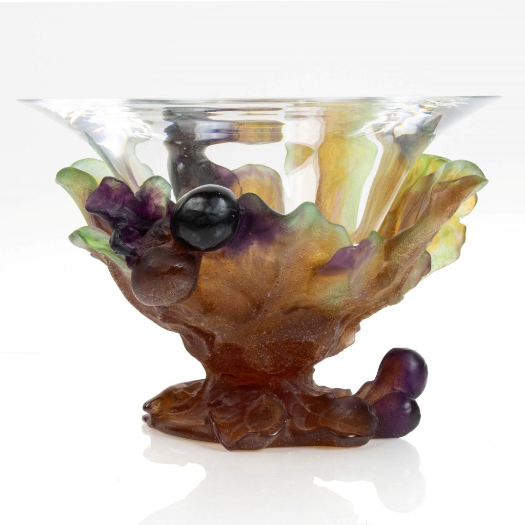 DAUM FRANCE DAUM France
Fig and lizard bowl

in crystal and polychrome glass pas&hellip;