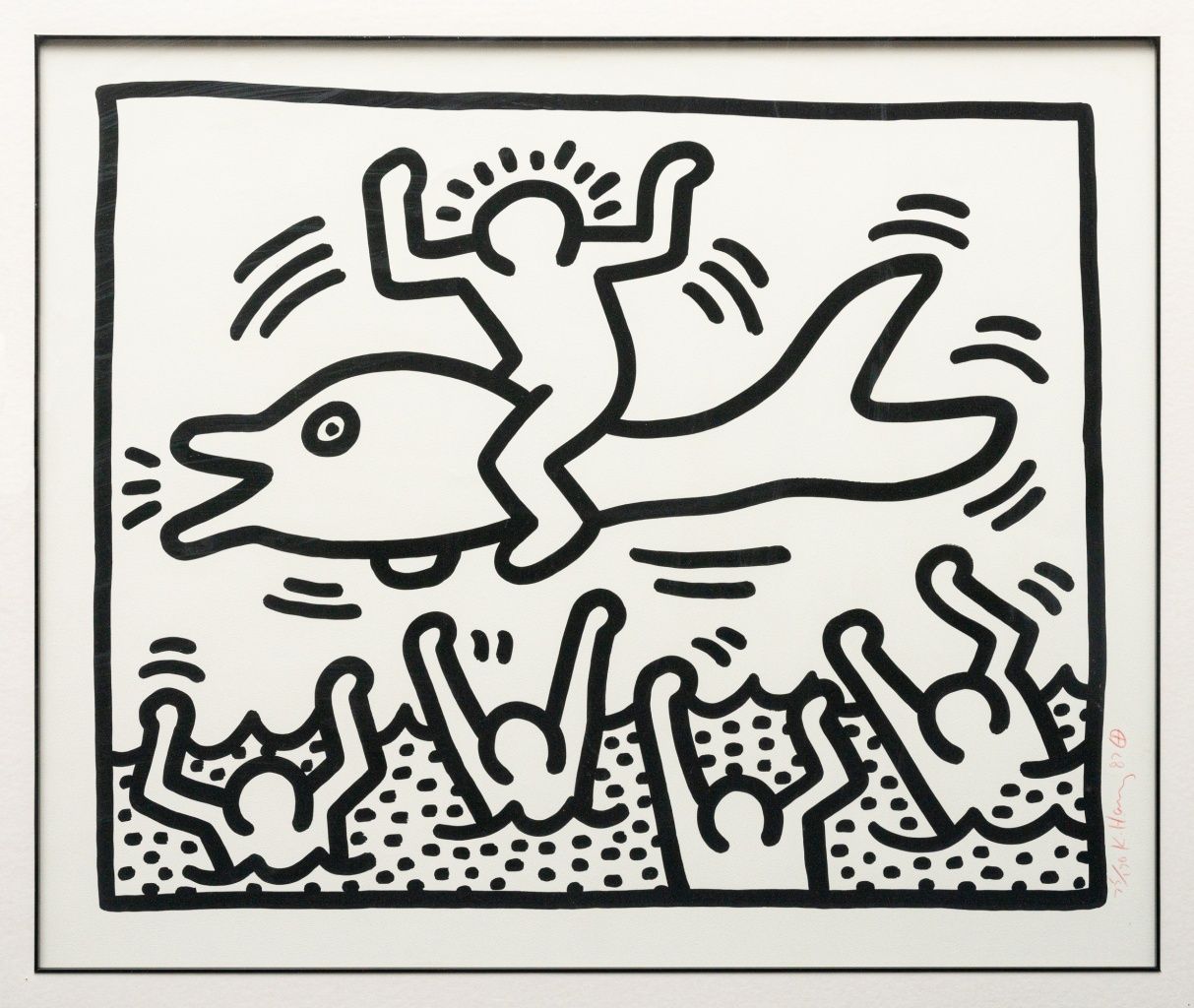 KEITH HARING (1958 - 1990) Keith HARING (1958 - 1990)
Ohne Titel, 1987 (Man on D&hellip;