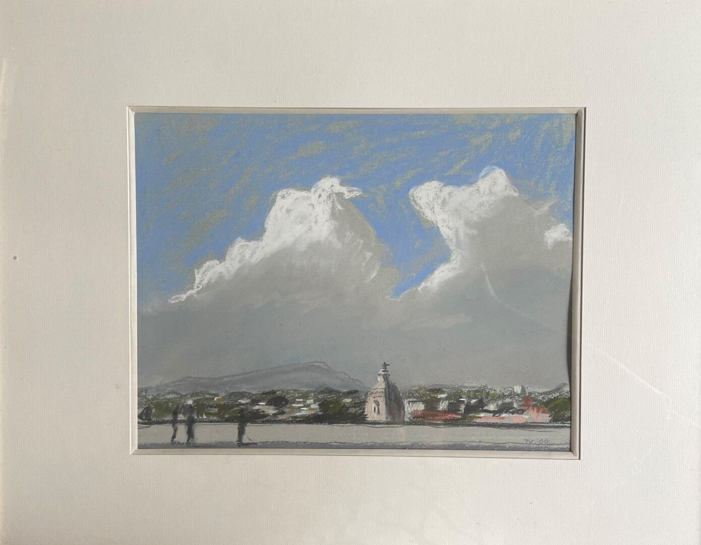 Null Thomas VERNY (1975)

北蒙彼利埃。

纸上粉笔画，有图案和日期，2000年。

视力：23 x 30 cm