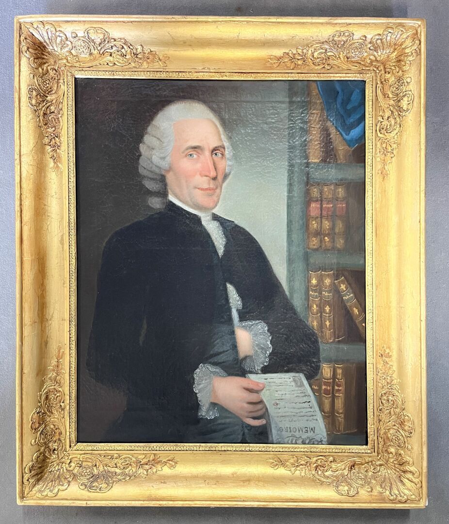 Null Französische Schule Ende XVIII°.

Porträt eines Mannes

Öl auf Leinwand, au&hellip;