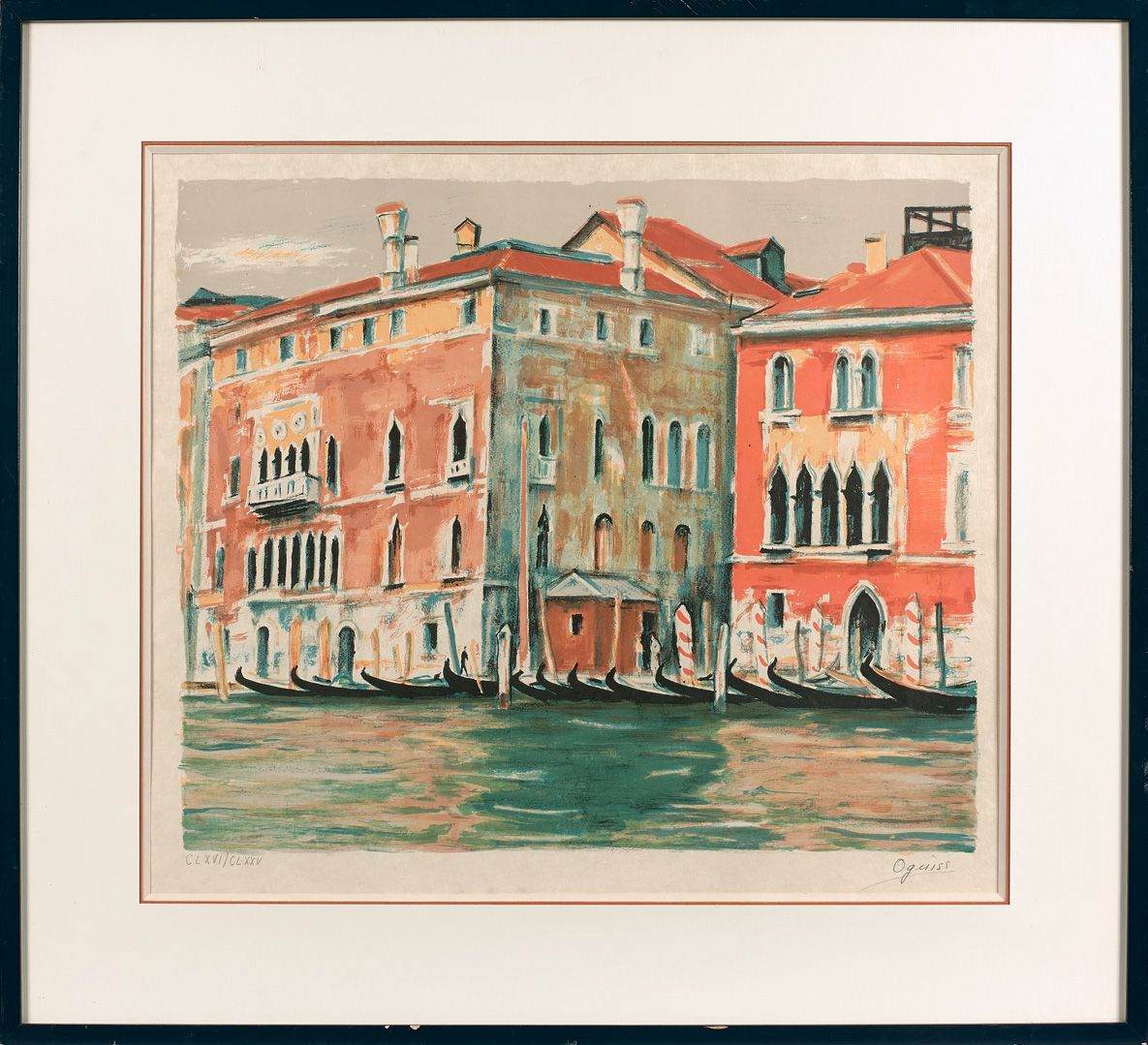 Null Takanori OGUISS (1901-1986)

Palace in Venice

Lithograph in colours on Jap&hellip;