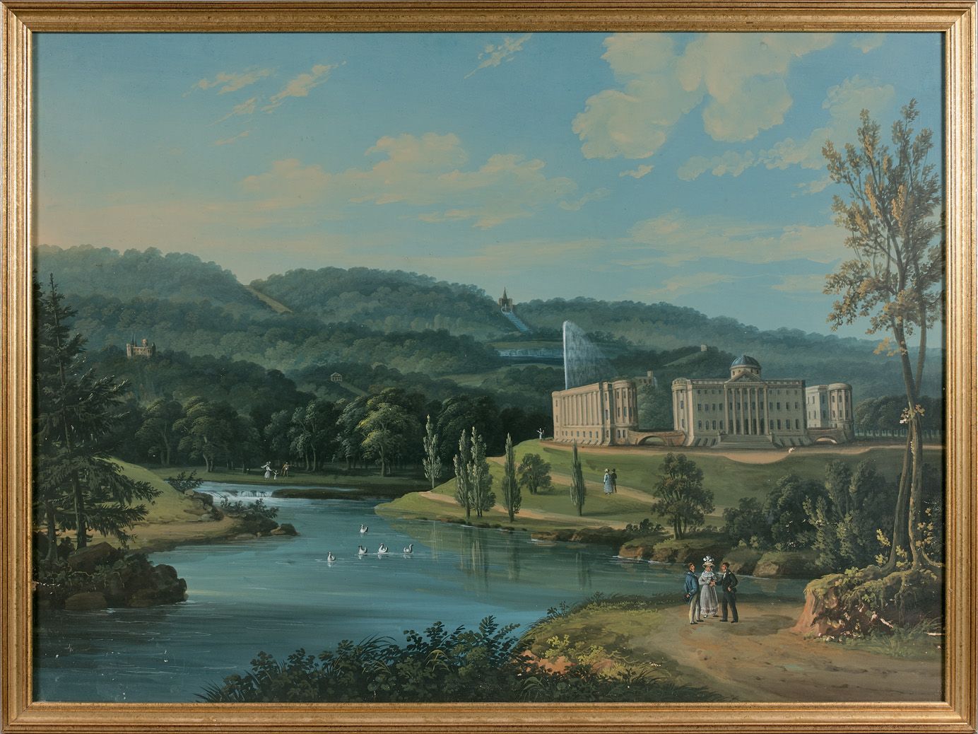 Null Célestin MARTAZ (XIX secolo)

Paesaggio con un castello e una cascata, anim&hellip;