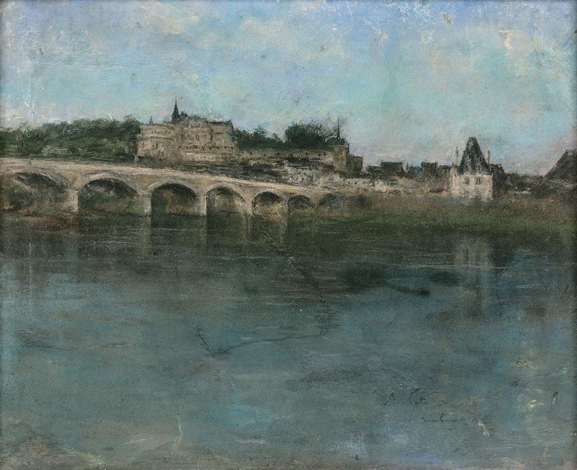 Null 西伯-约翰内斯-滕凯特（1858-1908）。

安布瓦兹

已签名的粉彩画，位于右下方。

高32 - 宽41厘米

出处：Ambroise Vol&hellip;
