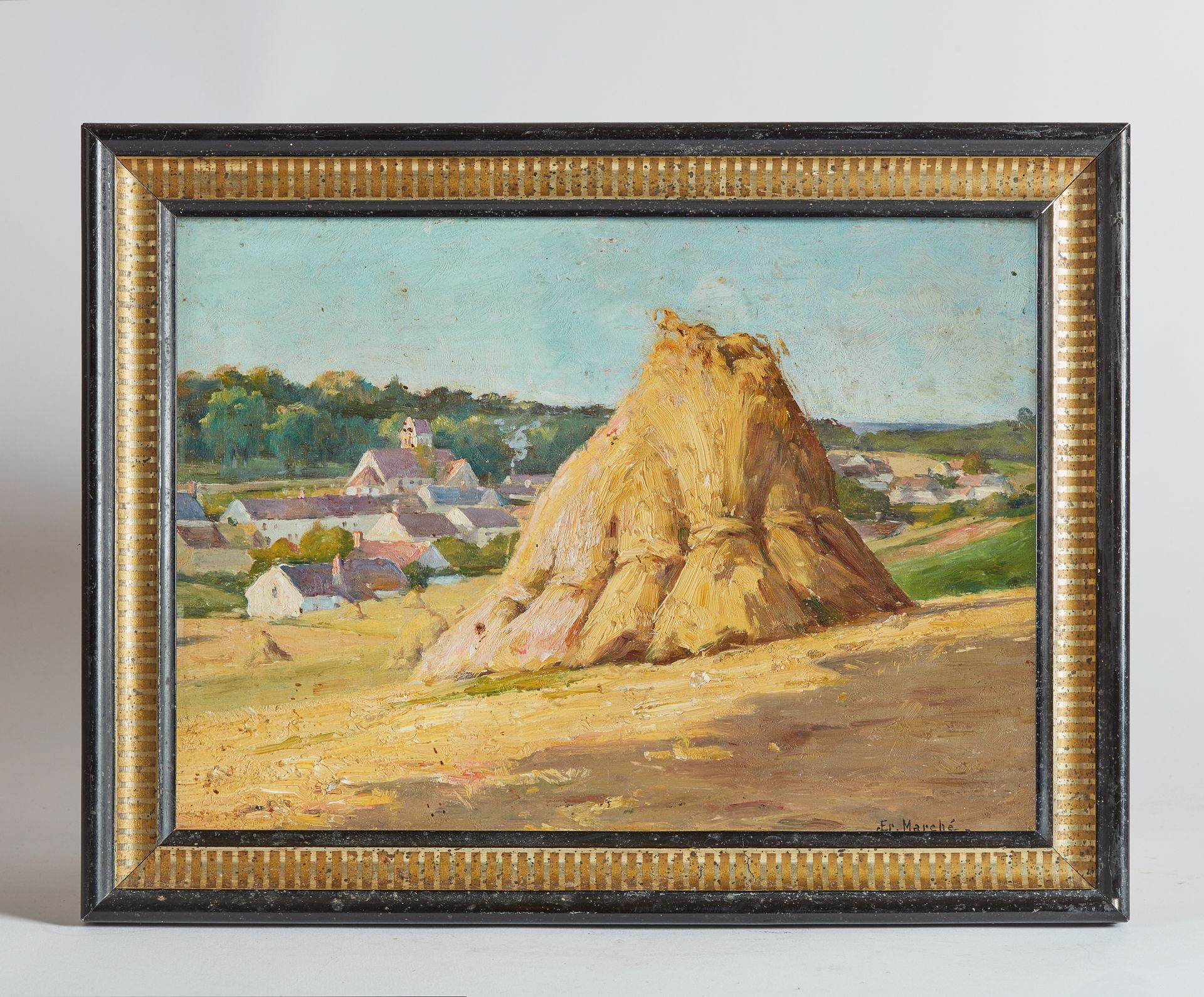 Null Ernest MARCHE (1864-1932)

Landschaft mit Mühlstein

Signiertes Panel unten&hellip;