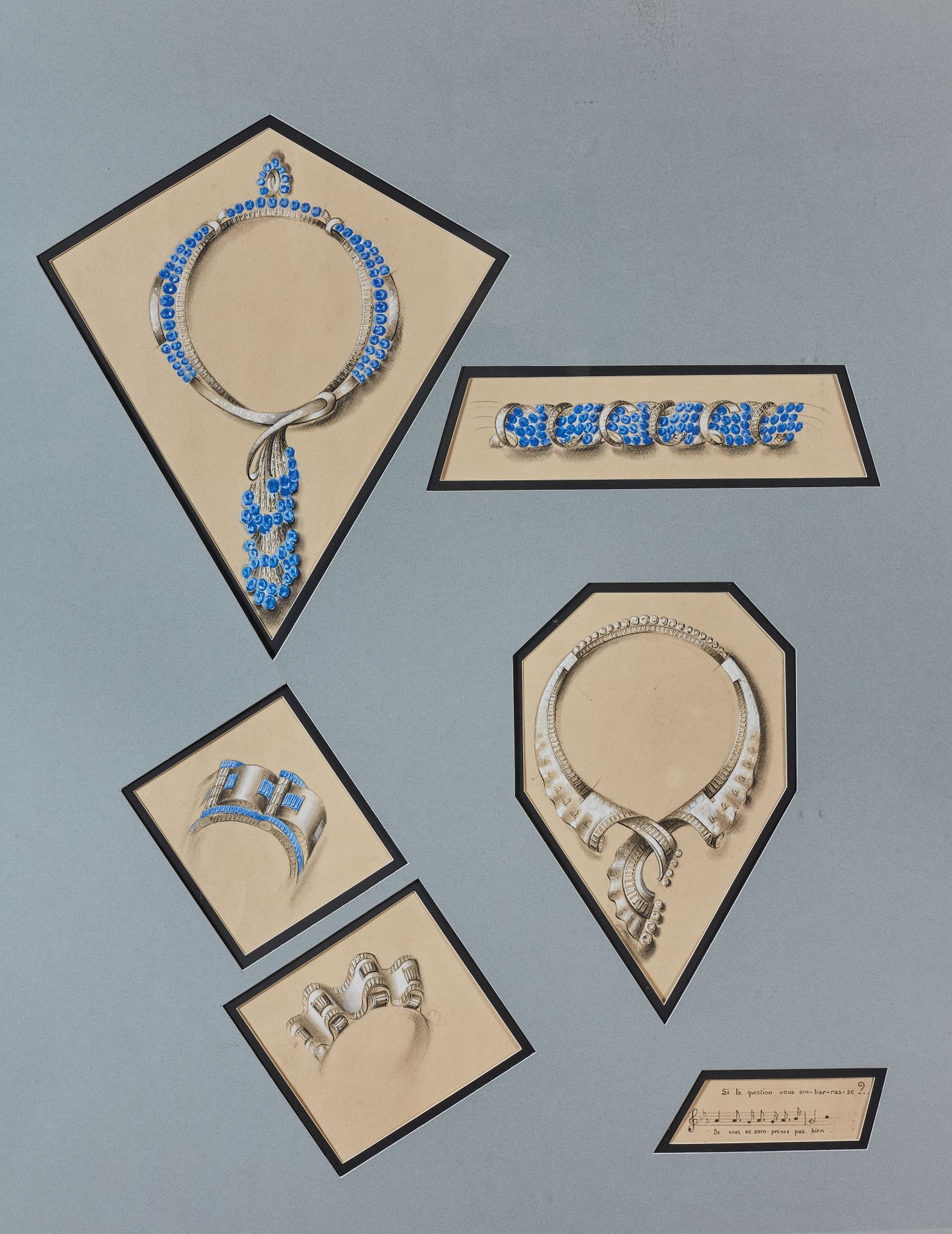 Null Attributed to René Sim LACAZE (1901-2000)

Ten jewelry projects and two sco&hellip;