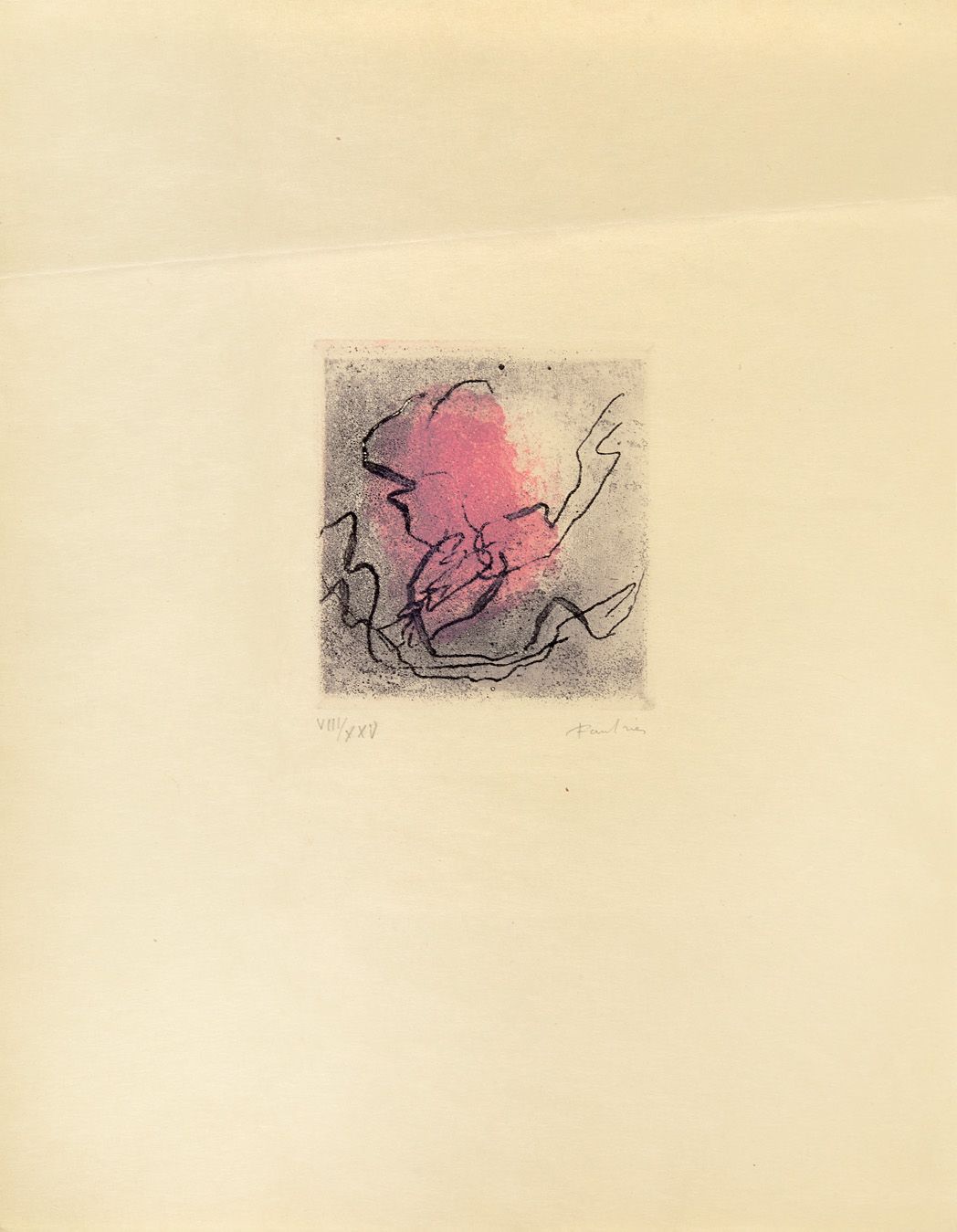 Jean FAUTRIER 让-福里埃 (1898 - 1964)

普罗旺斯的景观

日本彩色蚀刻和水印，右下角署名 "VIII/XXV"。

高9,2 - &hellip;