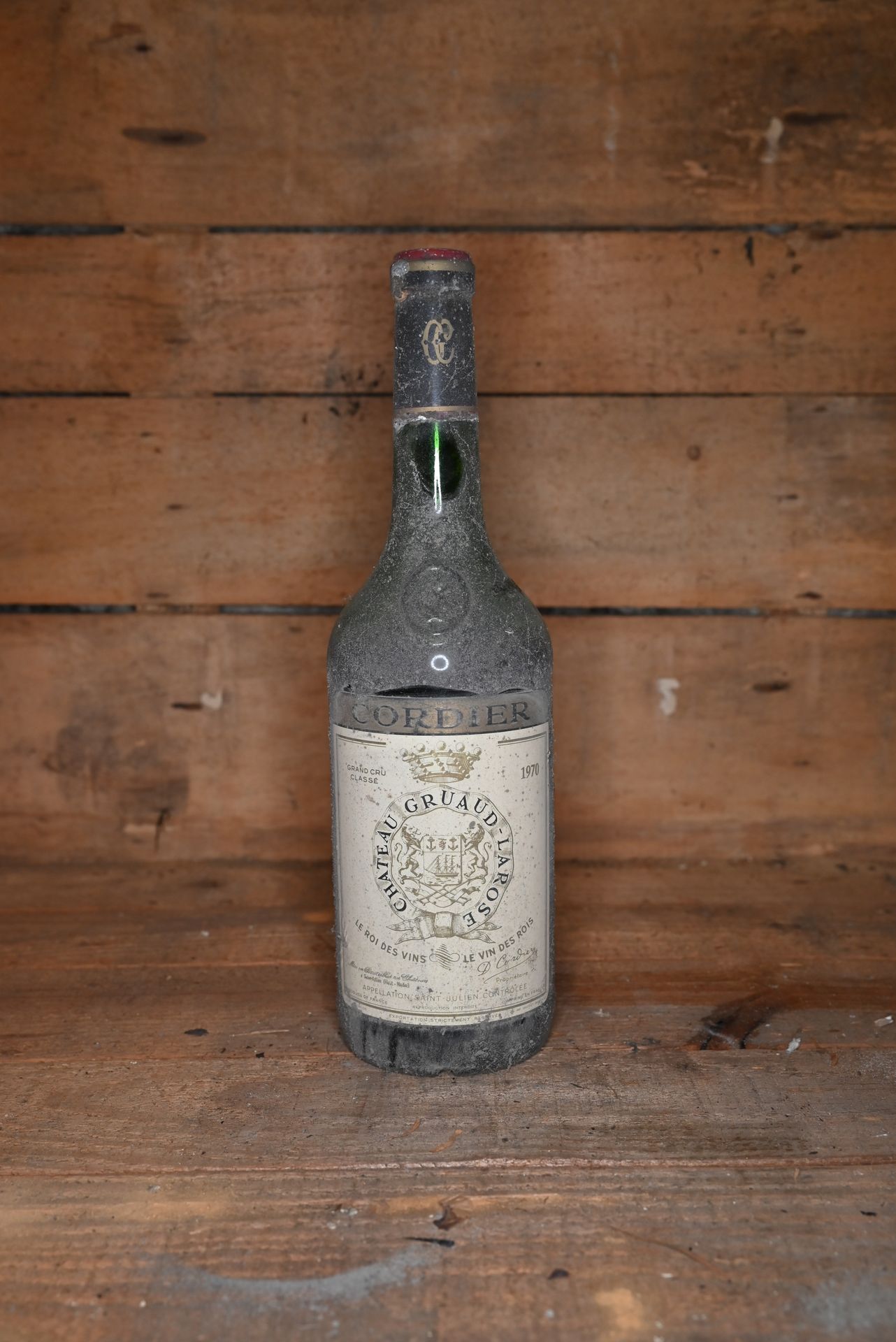 Null 11 bouteilles de Château Gruaud-Larose Saint Julien 1970. Cordier.

L’état &hellip;