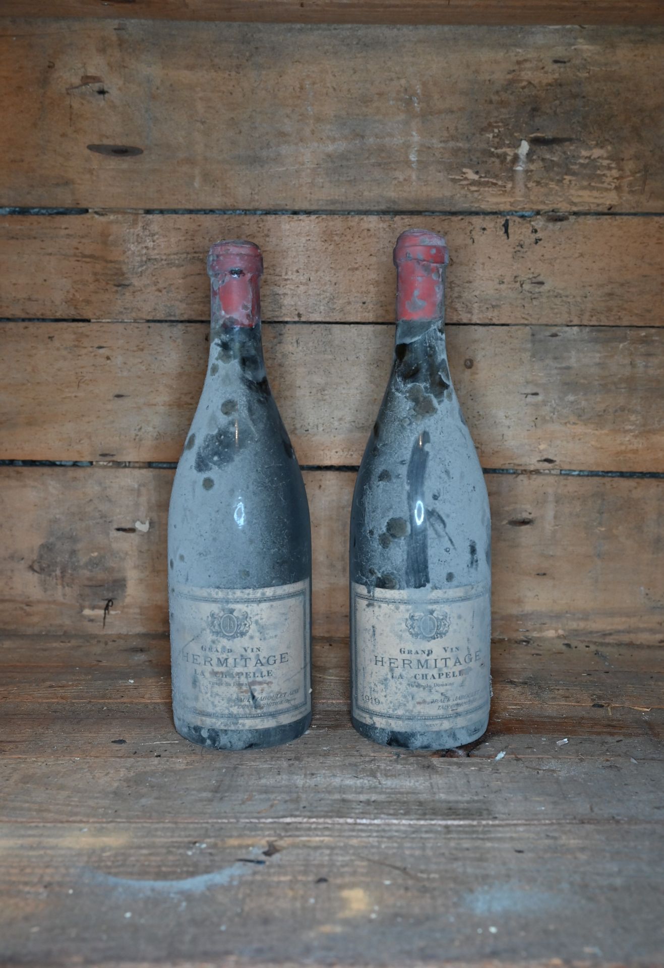 Null 2 bottles Hermitage La Chapelle. Paul Jaboulet Ainé à Tain l'Hermitage 1919&hellip;