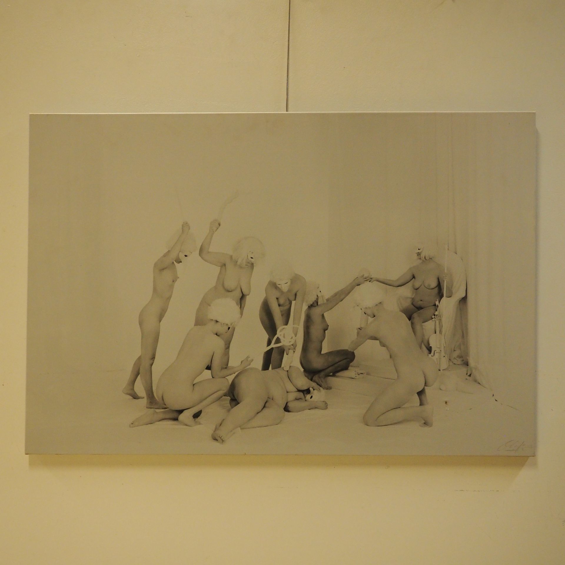 De Bruyn Olaf De Bruyn Olaf : 7张布面黑白照片系列，"七宗罪"，以裸体为主题，右下方签名，日期为2009年，背面有标题，尺寸：69&hellip;