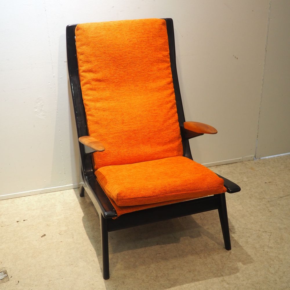 Null Hendrickx Alfred (1931) dans le gout : Fauteuil, structure apparente en boi&hellip;