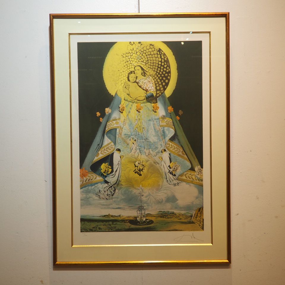 DALI Salvador (1904-1989) 达利-萨尔瓦多（1904-1989）：彩色石板画，"瓜德罗普岛的圣女"，右下角有签名，300份编号，尺寸：7&hellip;