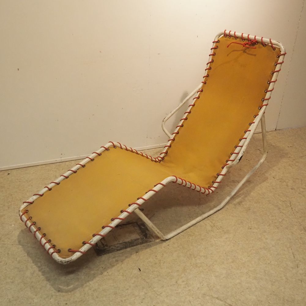 Null Chaise longue de plage de style Bauhaus : Structure tubulaire apparenté en &hellip;