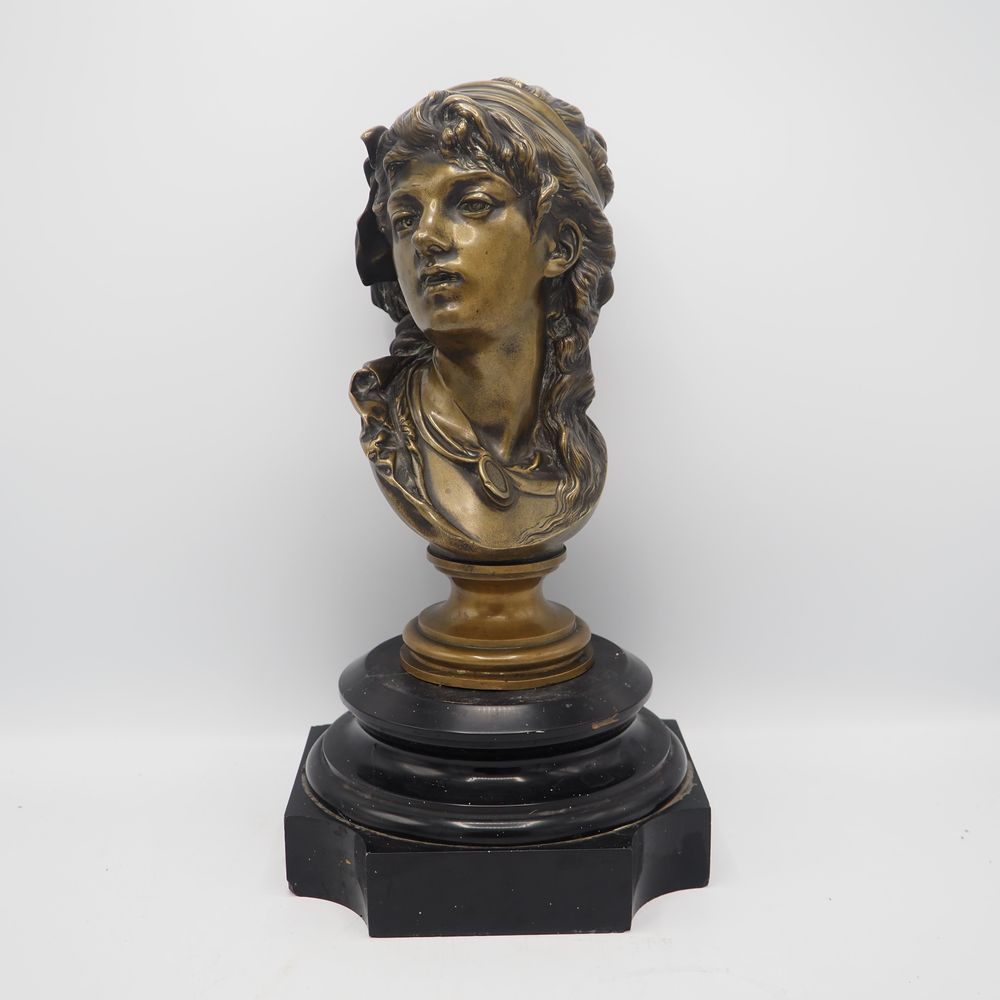 Null Rodin Auguste / Compagnie des Bronze de Bruxelles : Sculpture bronze à pati&hellip;
