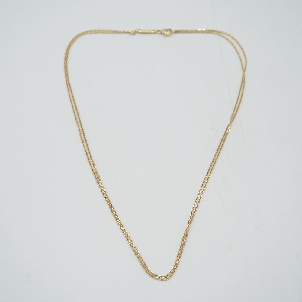 Null Chopard: 18 ct gold chain, signed Chopard, gross weight: 5.4 g., total leng&hellip;