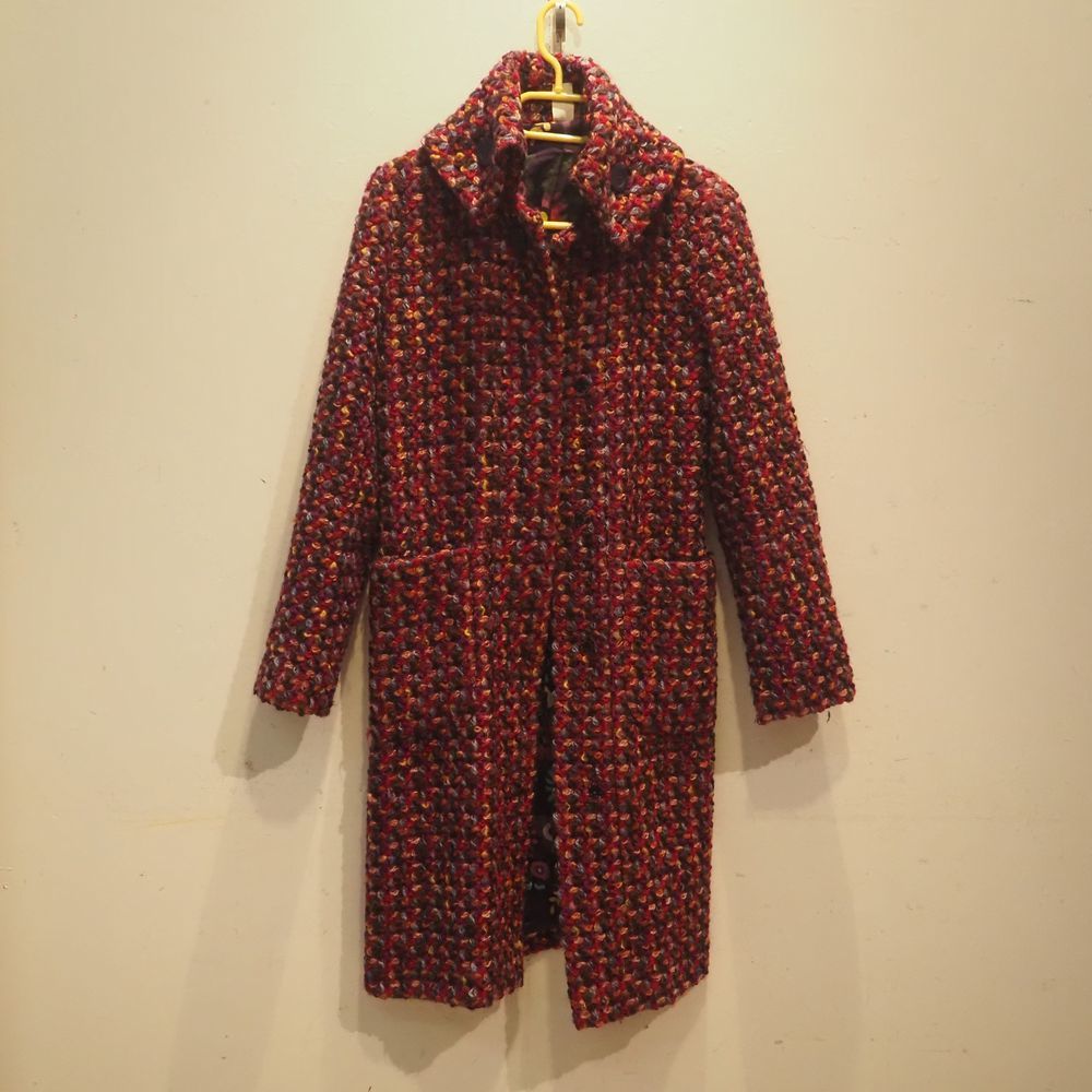 Null Manteau dame en laine multicolore : Etiquette fabrication roumaine, 77% lai&hellip;