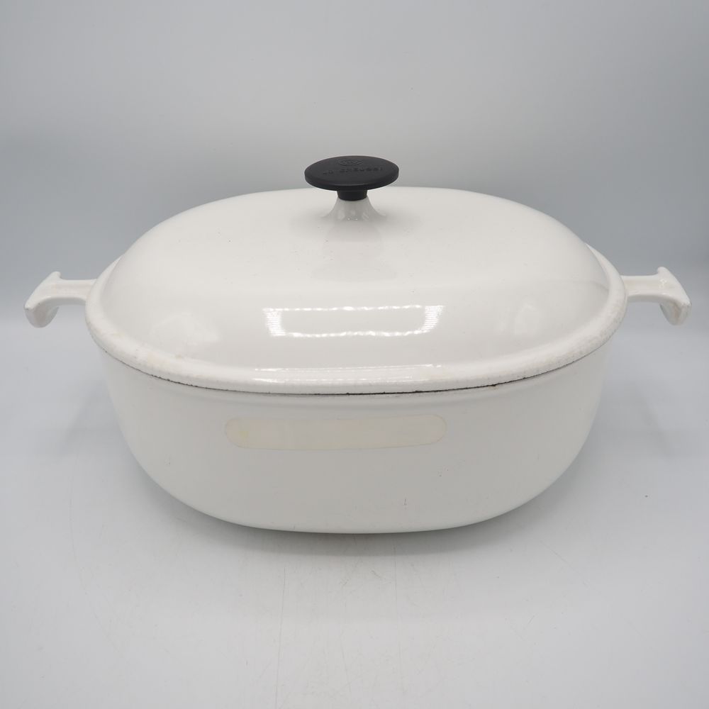 Null Mario Bellini / Le Creuset: Large casserole dish circa 1970, with oval sect&hellip;