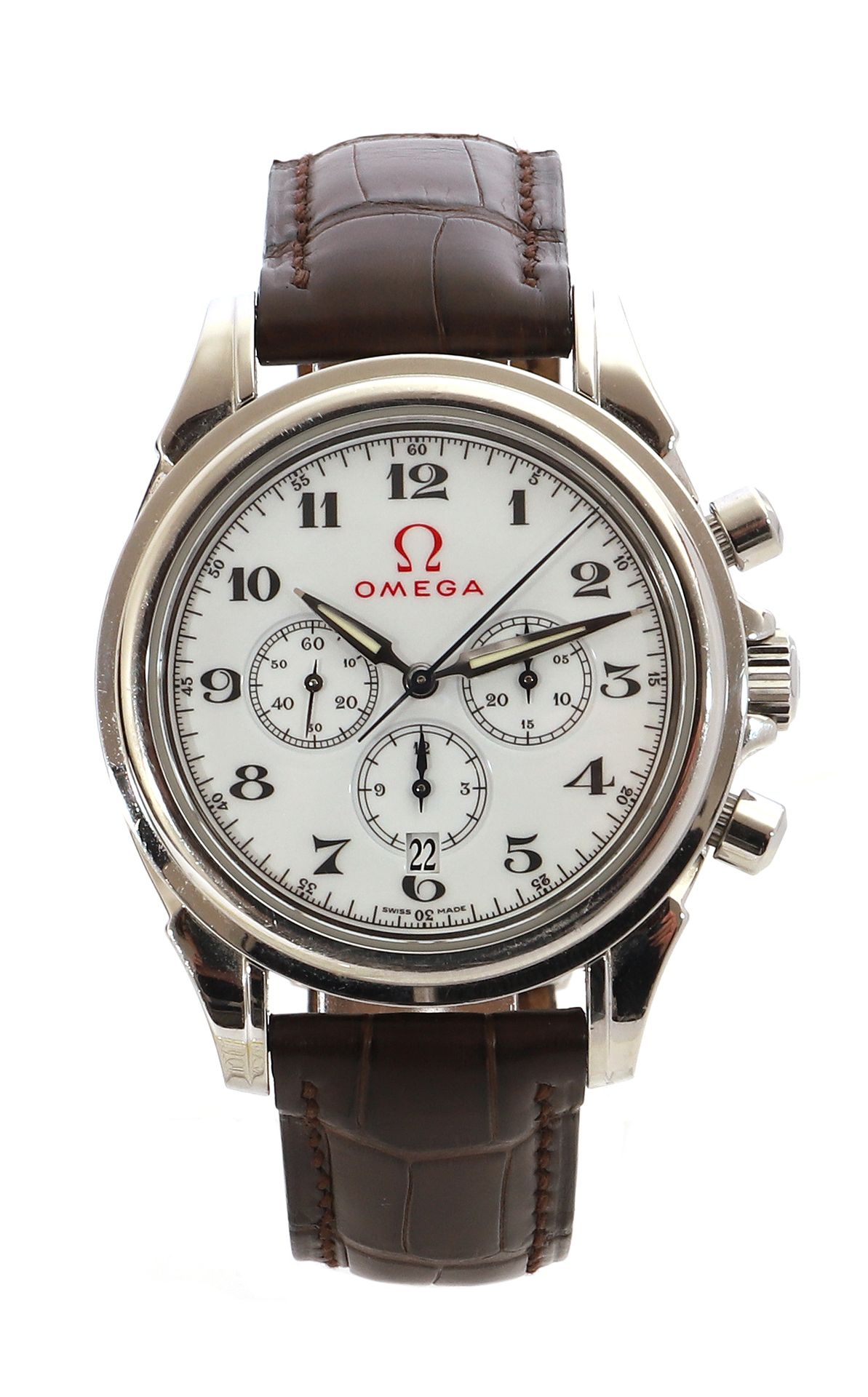 Null OMEGA OLYMPIC de Ville Ref 4841.20.32

Circa 2000

Men's stainless steel ch&hellip;