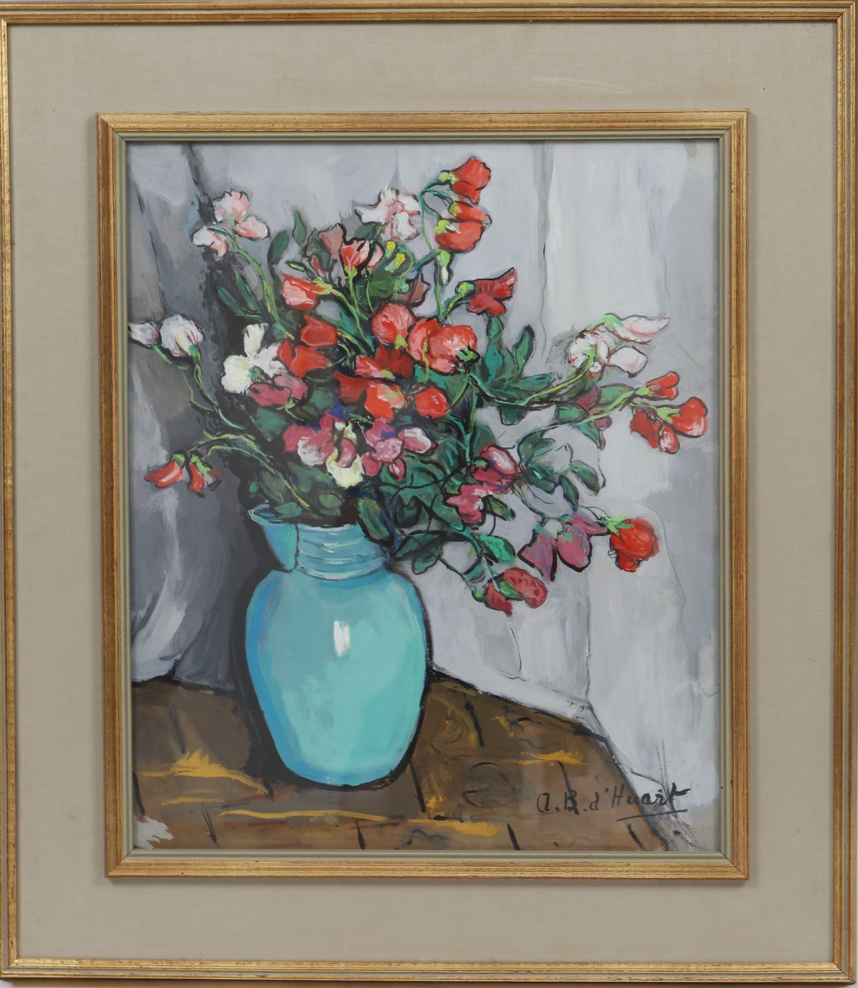 Null Adrienne D'Huart (1892-1992) 

Artiste peintre luxembourgeoise

Huile sur p&hellip;