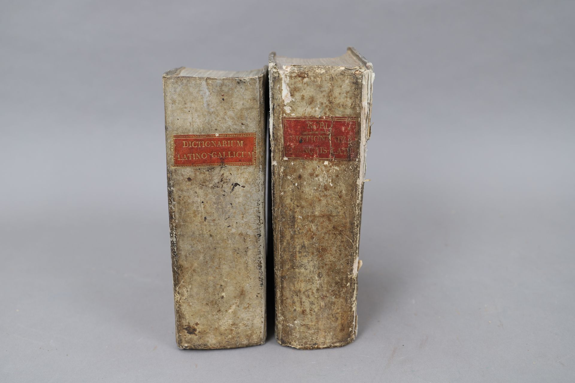 Null DICTIONNAIRE FRANÇAIS-LATIN. 1813.

2 volumes reliés.
