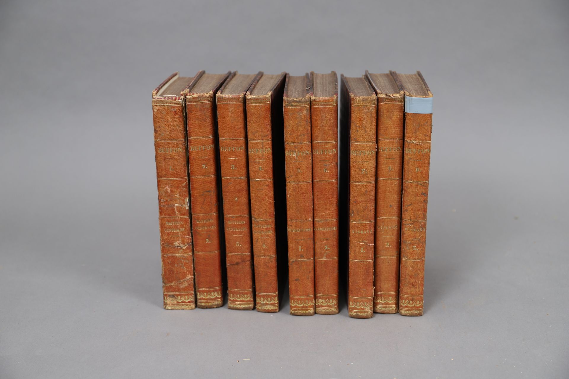 Null ŒUVRES de BUFFON

Paris 1835, 

9 volumes reliés.