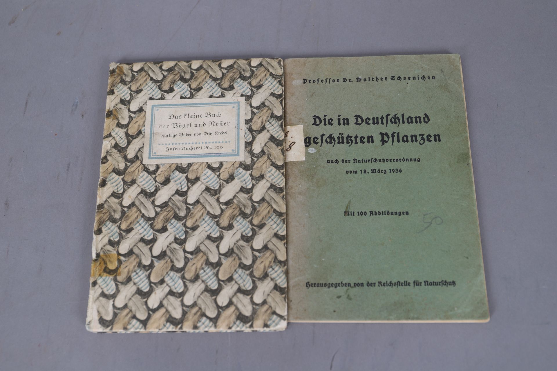 Null LOT of 2 books in German language bound.