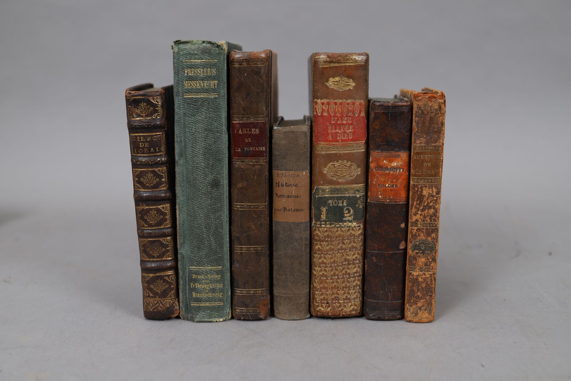Null LOT of 7 volumes XVIII° and XIX°.

Bound.