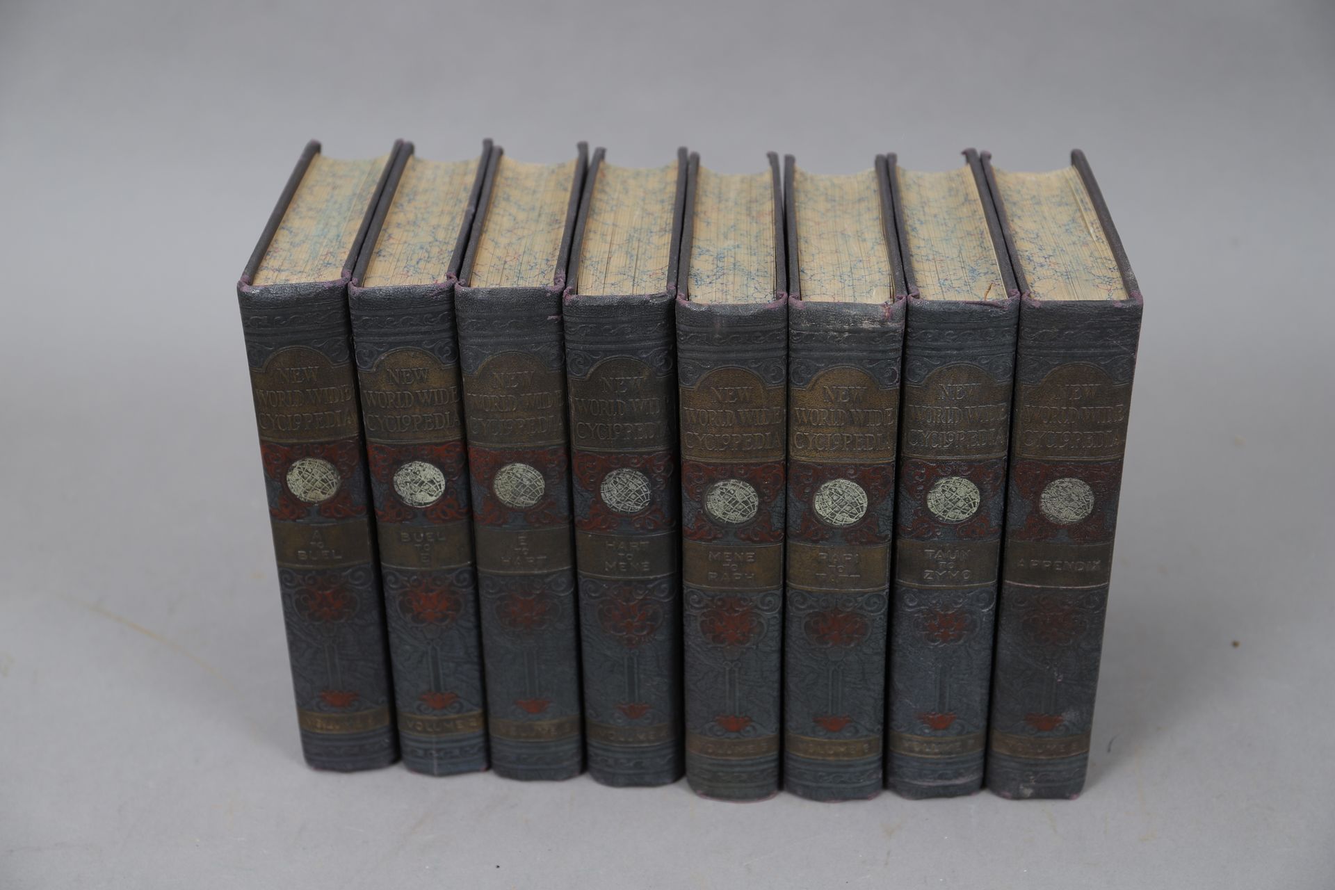Null LA NUOVA CICLOPEDIA MONDIALE.

CHICAGO 1928, 

8 volumi rilegati.