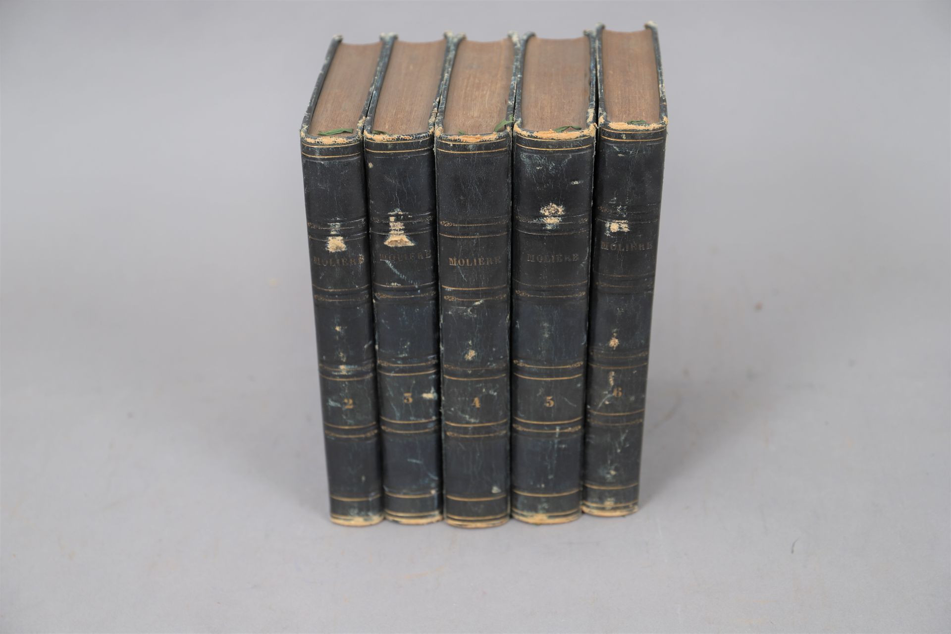 Null WERKE von MOLIERE

Um 1850

5 gebundene Bände.