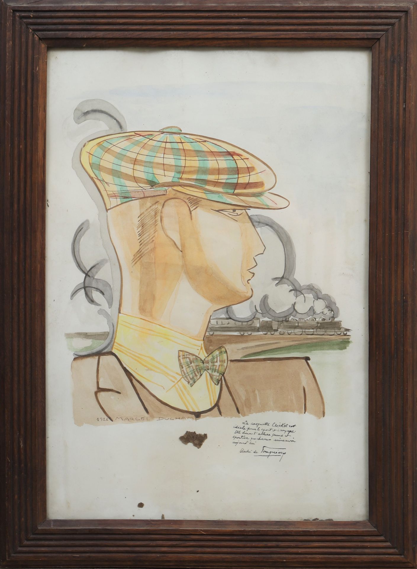 Null Portrait de Marcel Duchamp

Gouache sur papier, projet publicitaire pour Cr&hellip;