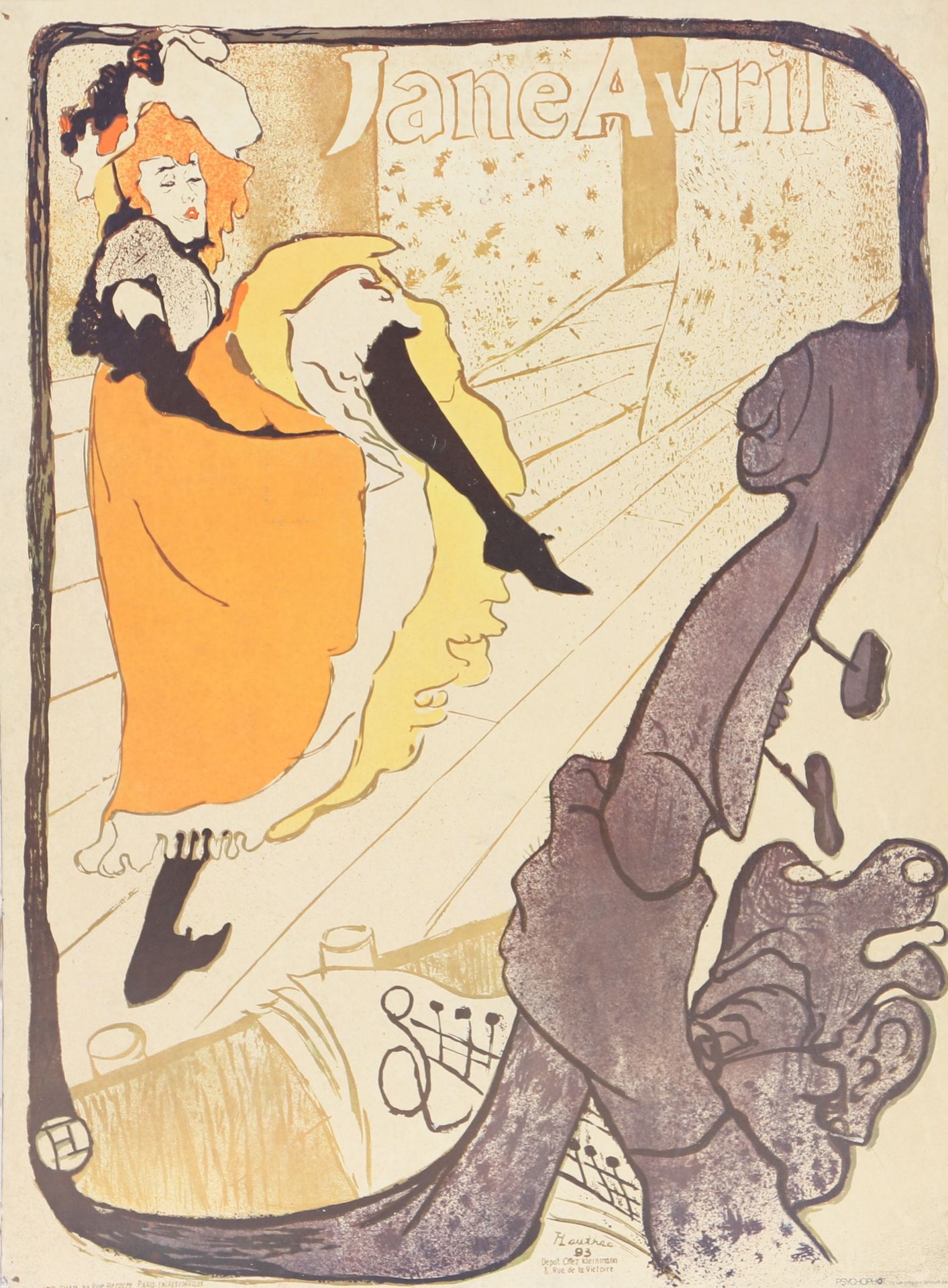 Null "Jane Avril" de Henri de Toulouse Lautrec (1864-1901)

Lithographie polychr&hellip;